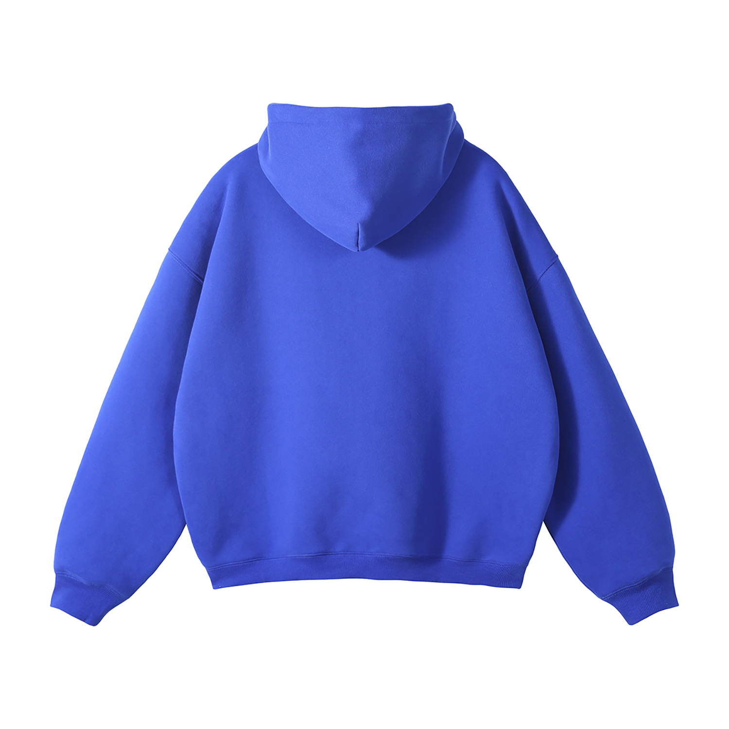 Streetwear Oversized Solid Color Fleece Hoodie | Dropshipping-45
