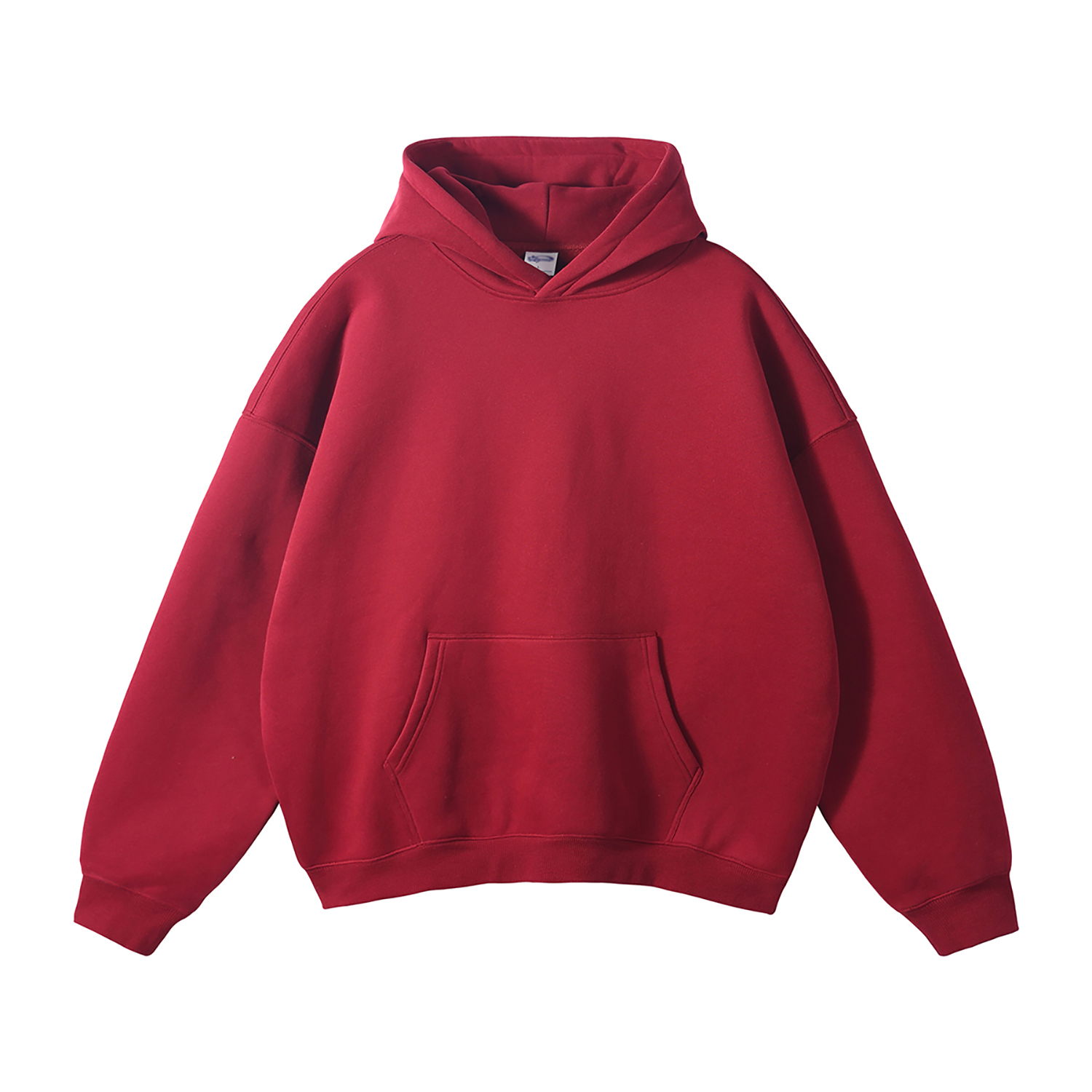 Streetwear Oversized Solid Color Fleece Hoodie | Dropshipping-46