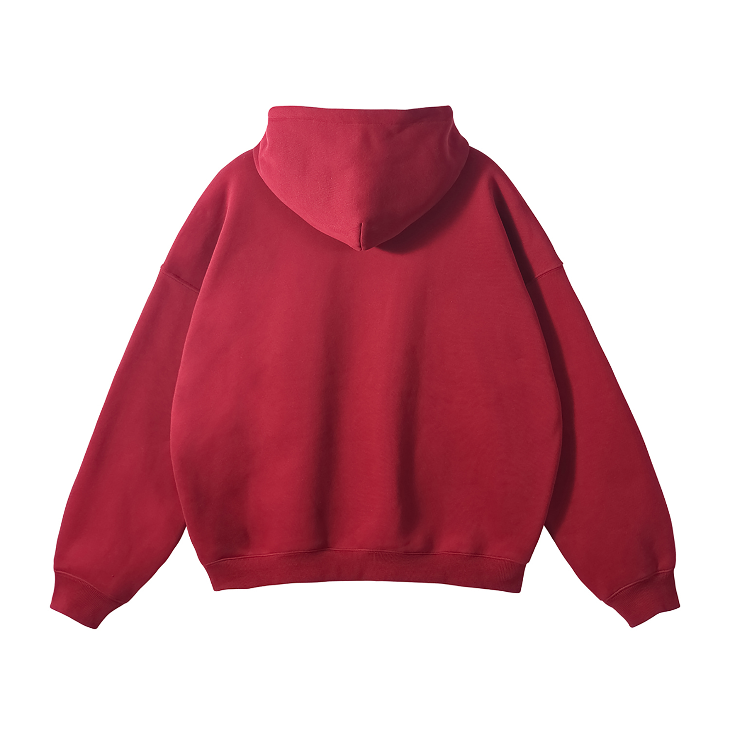 Streetwear Oversized Solid Color Fleece Hoodie | Dropshipping-47