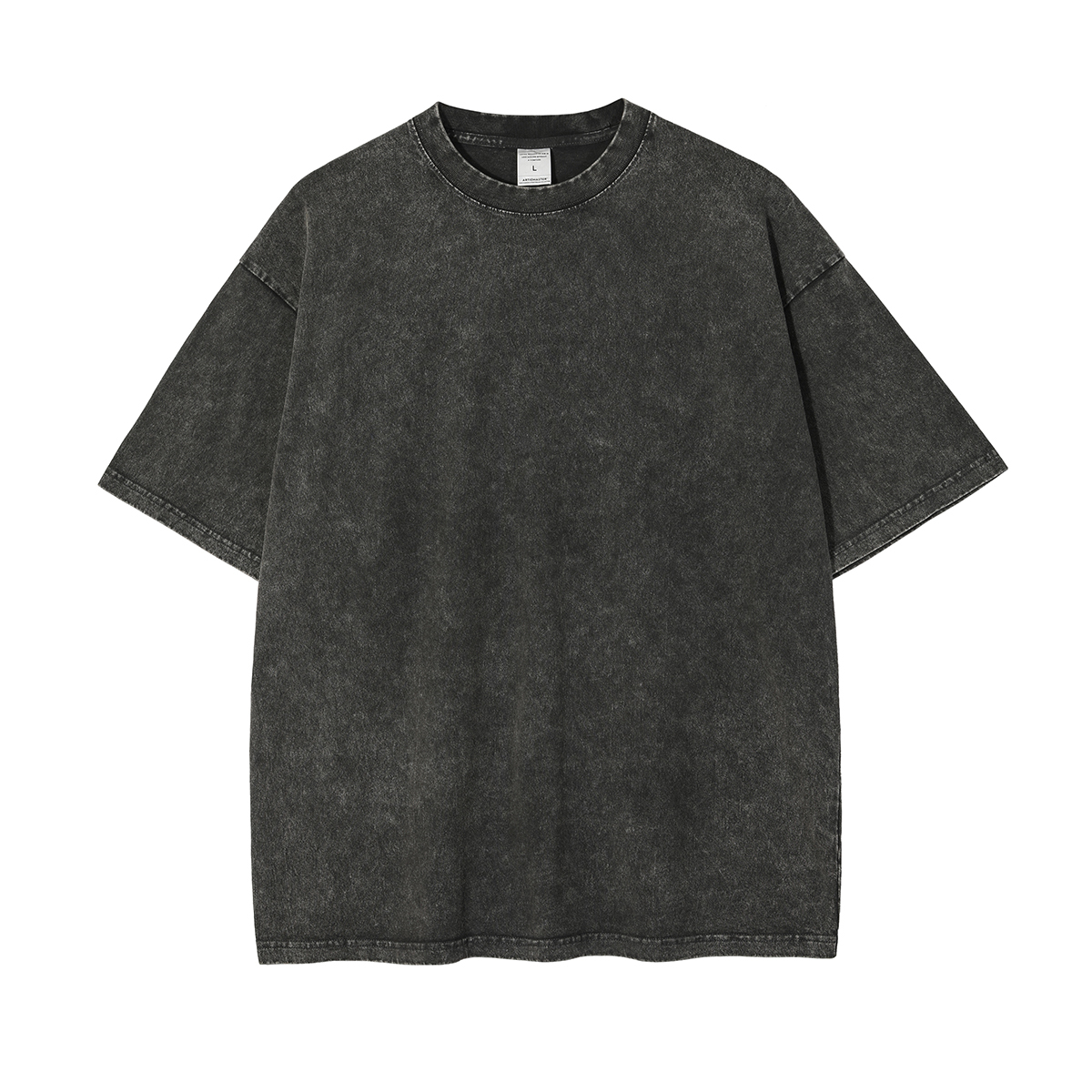Streetwear Unisex Oversized Snow Wash T-Shirt | HugePOD-Print on Demand-20