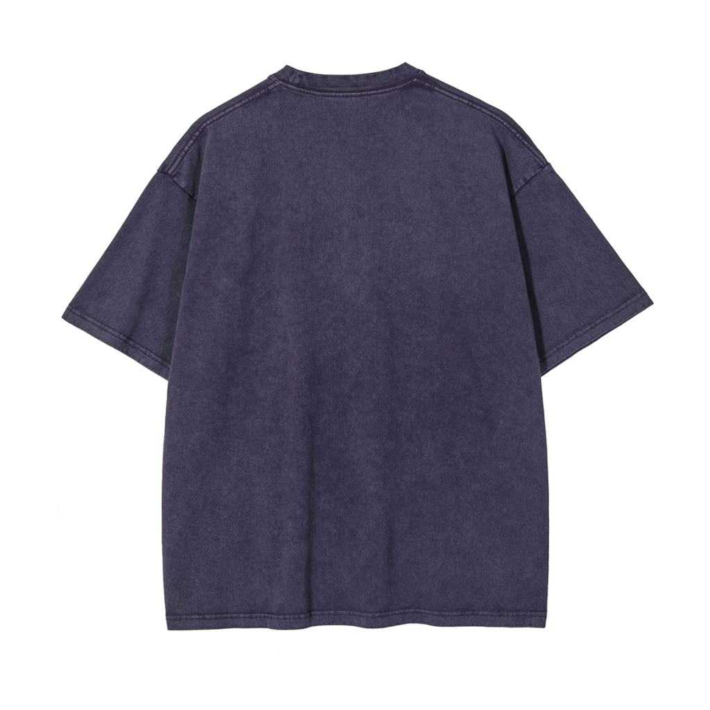 Streetwear Unisex Oversized Snow Wash T-Shirt | HugePOD-Print on Demand-19