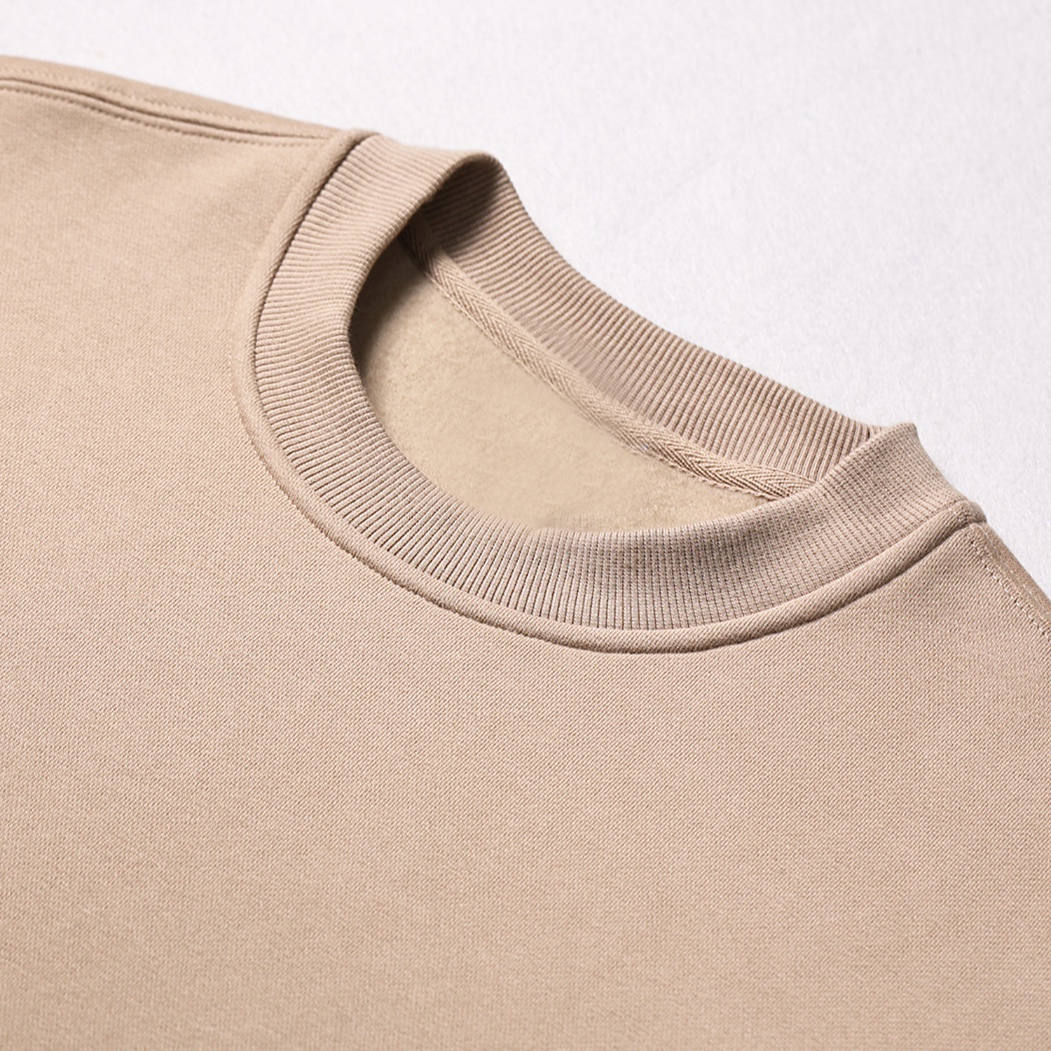 Streetwear Solid Color Fleece Pullover | Print On Demand-6