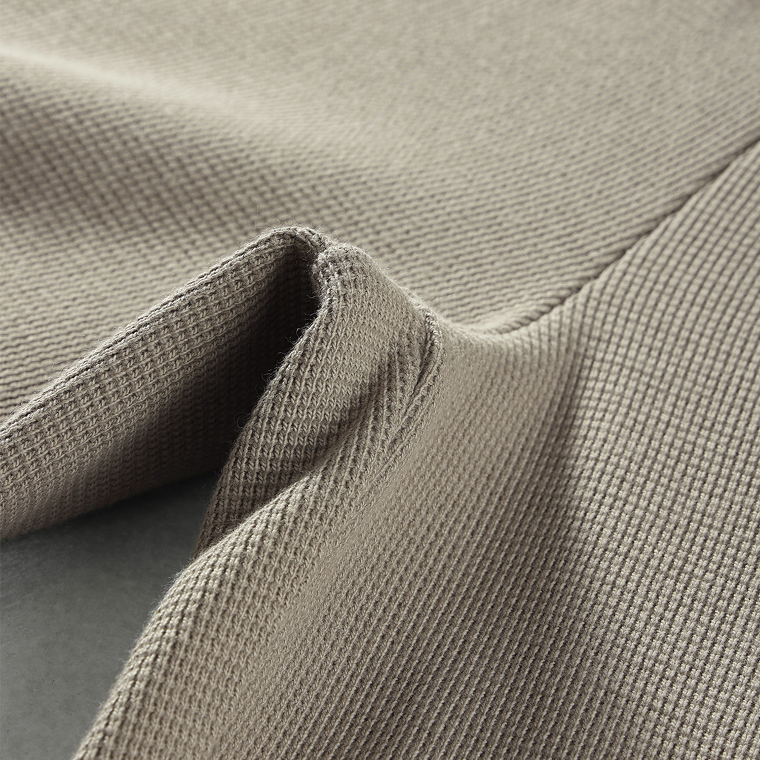 Streetwear 330G Heavyweight Loose-Fit Diamond Waffle Stitch Fabric Shorts - Print On Demand | HugePOD-19
