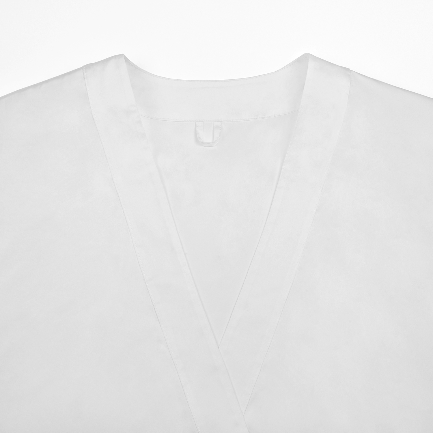Unisex Acetate V-Neck Drop Shoulder Robe | HugePOD-4