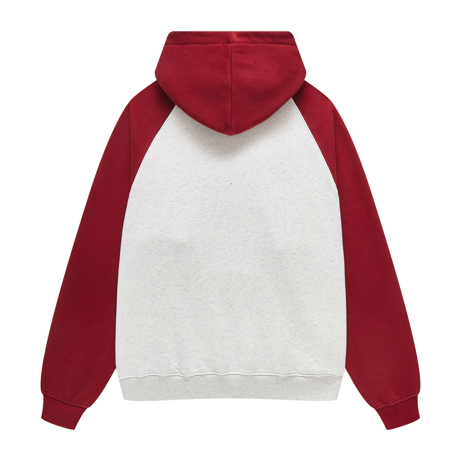 Streetwear Two Tone Raglan Sleeve Fleece Hoodie | Dropshipping-14