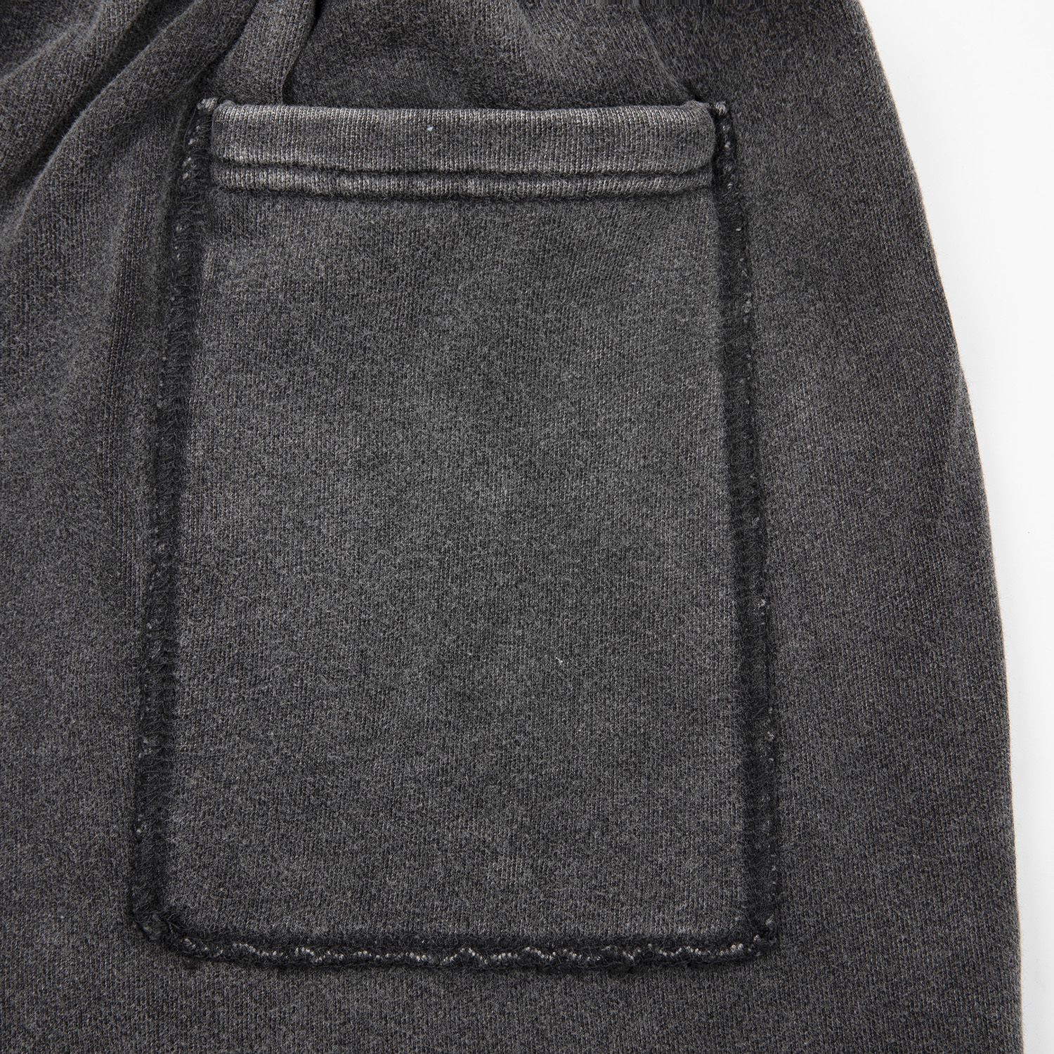 Streetwear Unisex Top Stitch Ripped Vintage Shorts - Print On Demand | HugePOD-6