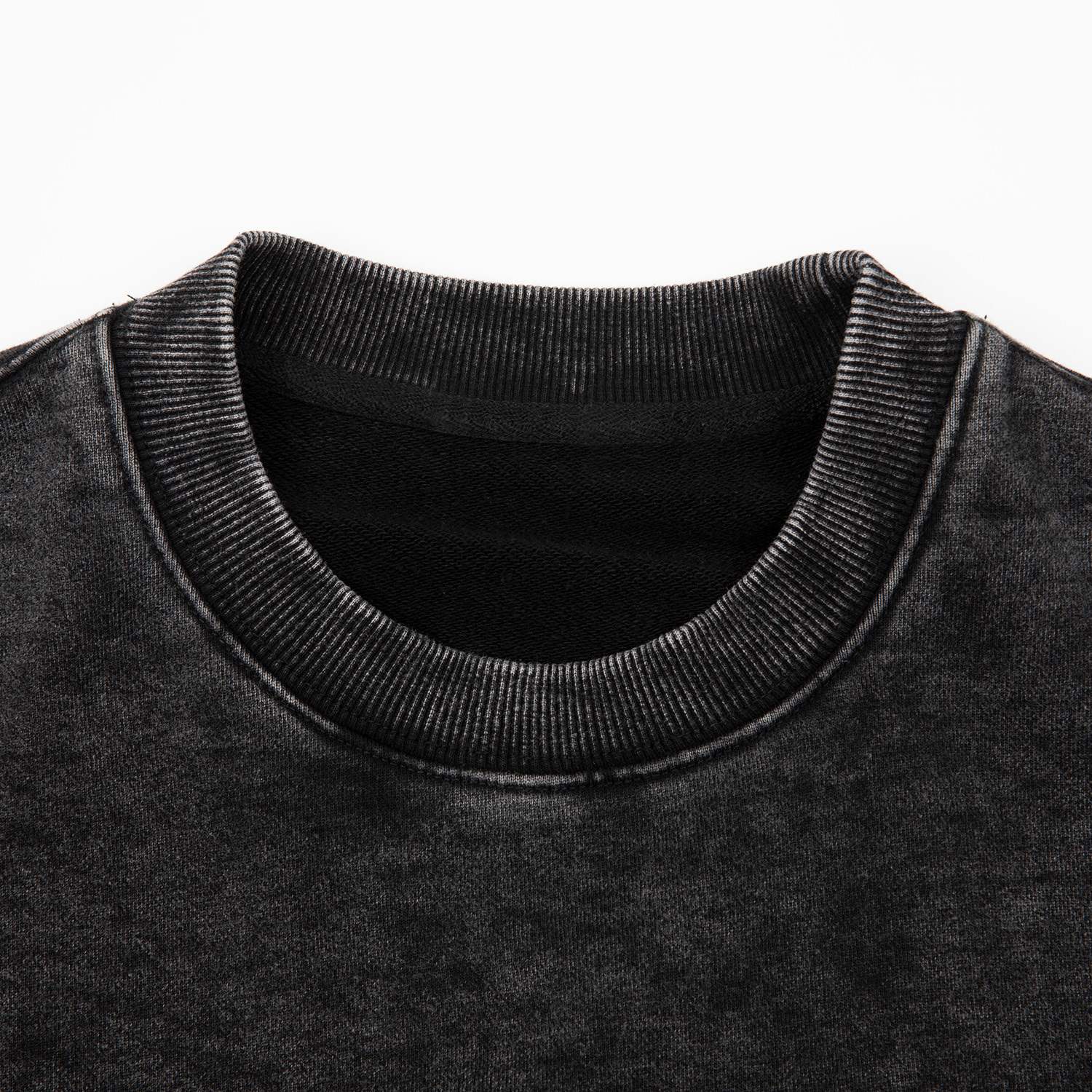 Streetwear Unisex Heavyweight Oversized Stone Wash Sweatshirt - Print On Demand | HugePOD-8