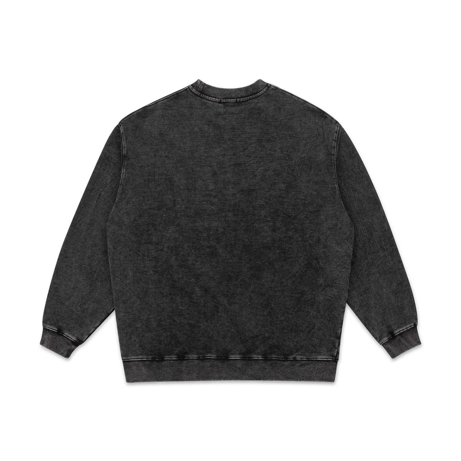 Streetwear Unisex Heavyweight Oversized Stone Wash Sweatshirt - Print On Demand | HugePOD-7