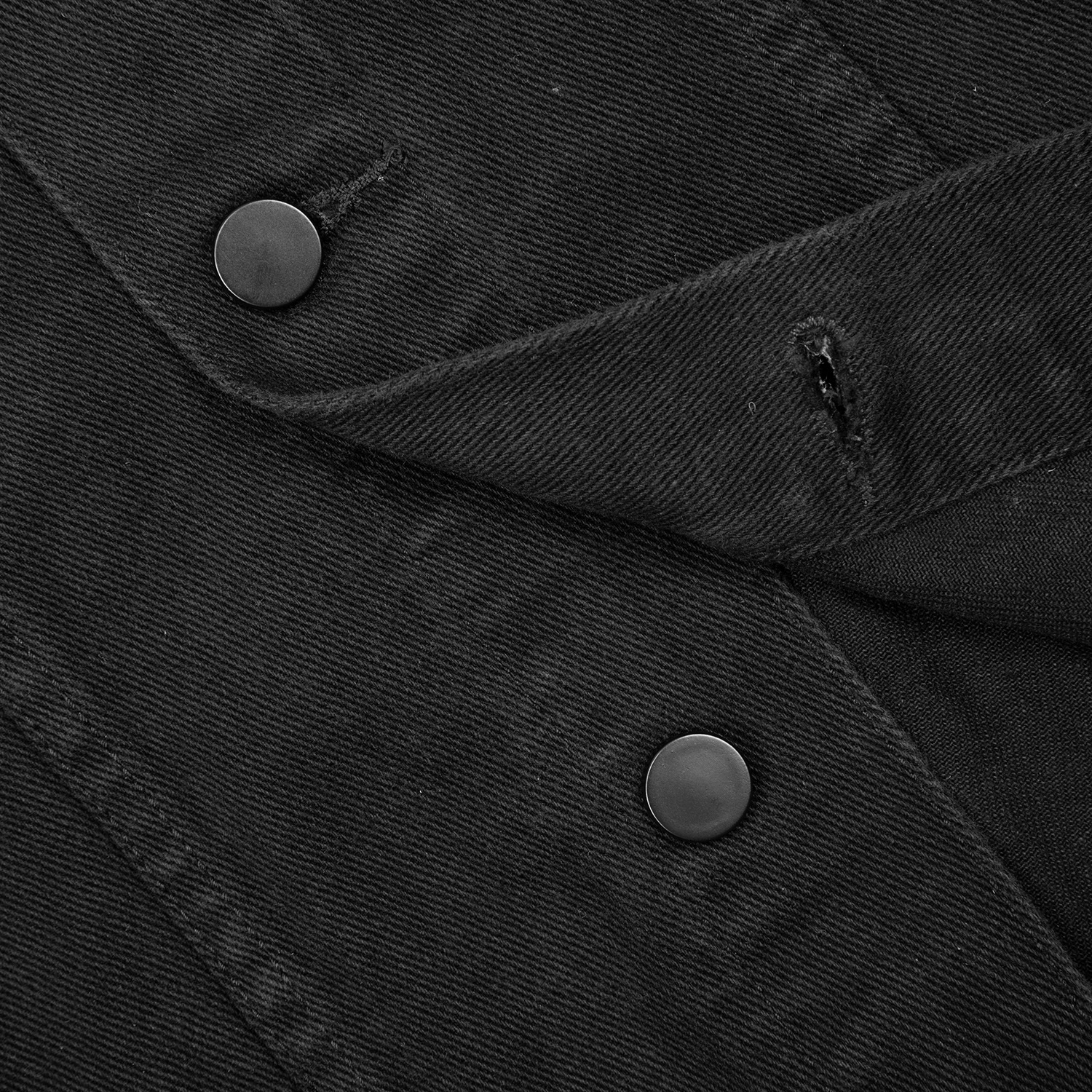 Streetwear Unisex Flap Pocket Denim Jacket - Print On Demand | HugePOD-5