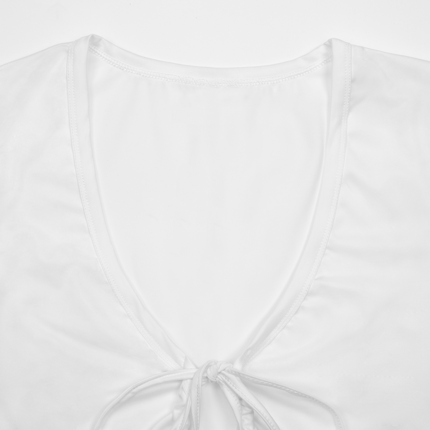 All-Over Print Women's Long Sleeve Crop Top | HugePOD-5