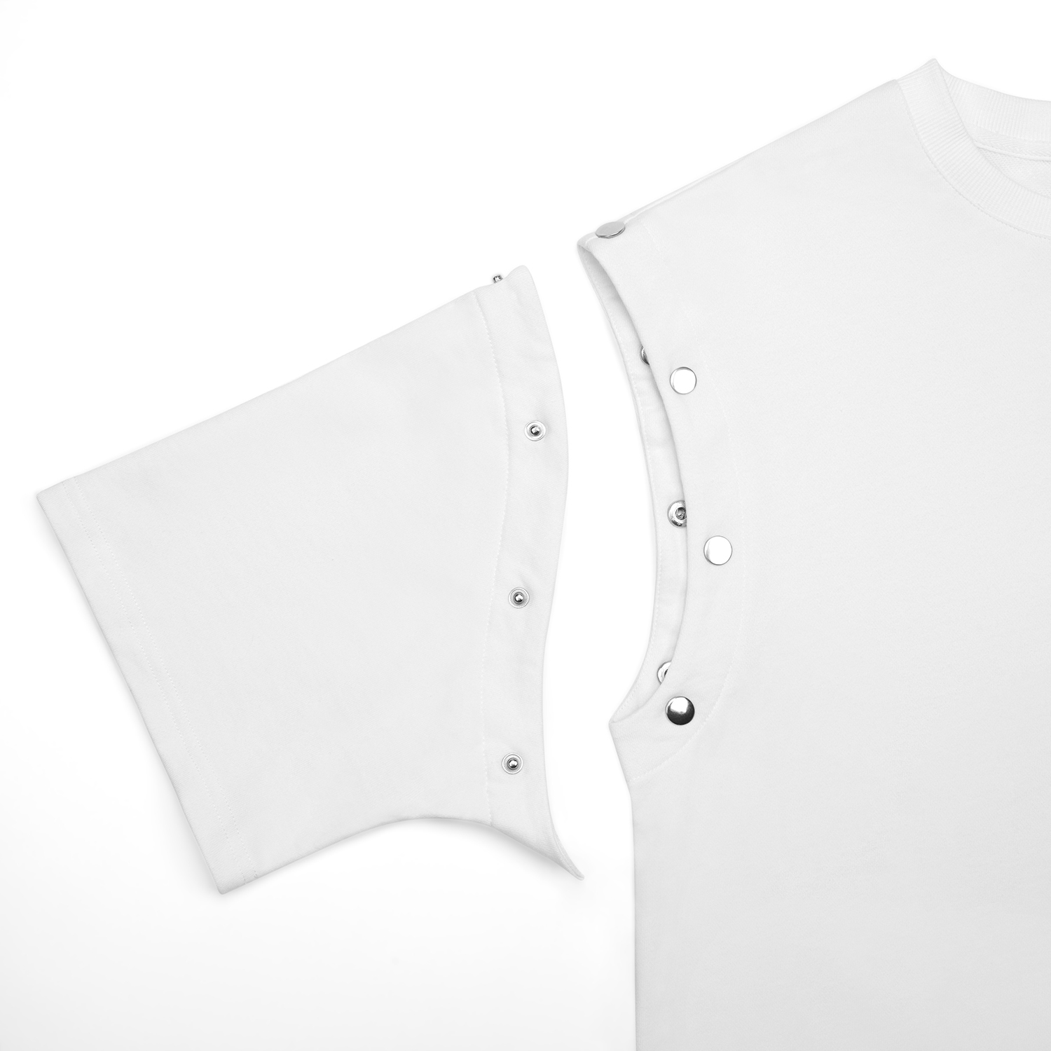 Men's Streetwear Premium T-Shirt with Detachable Sleeves - Print On Demand | HugePOD-8