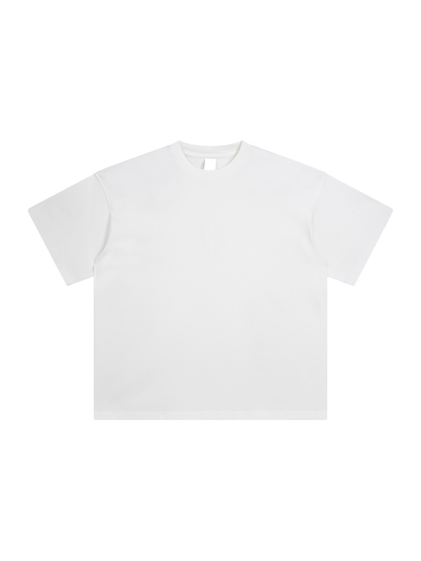 Streetwear Unisex Drop Shoulder Stone Wash 100% Cotton T-Shirt - Print on Demand | HugePOD