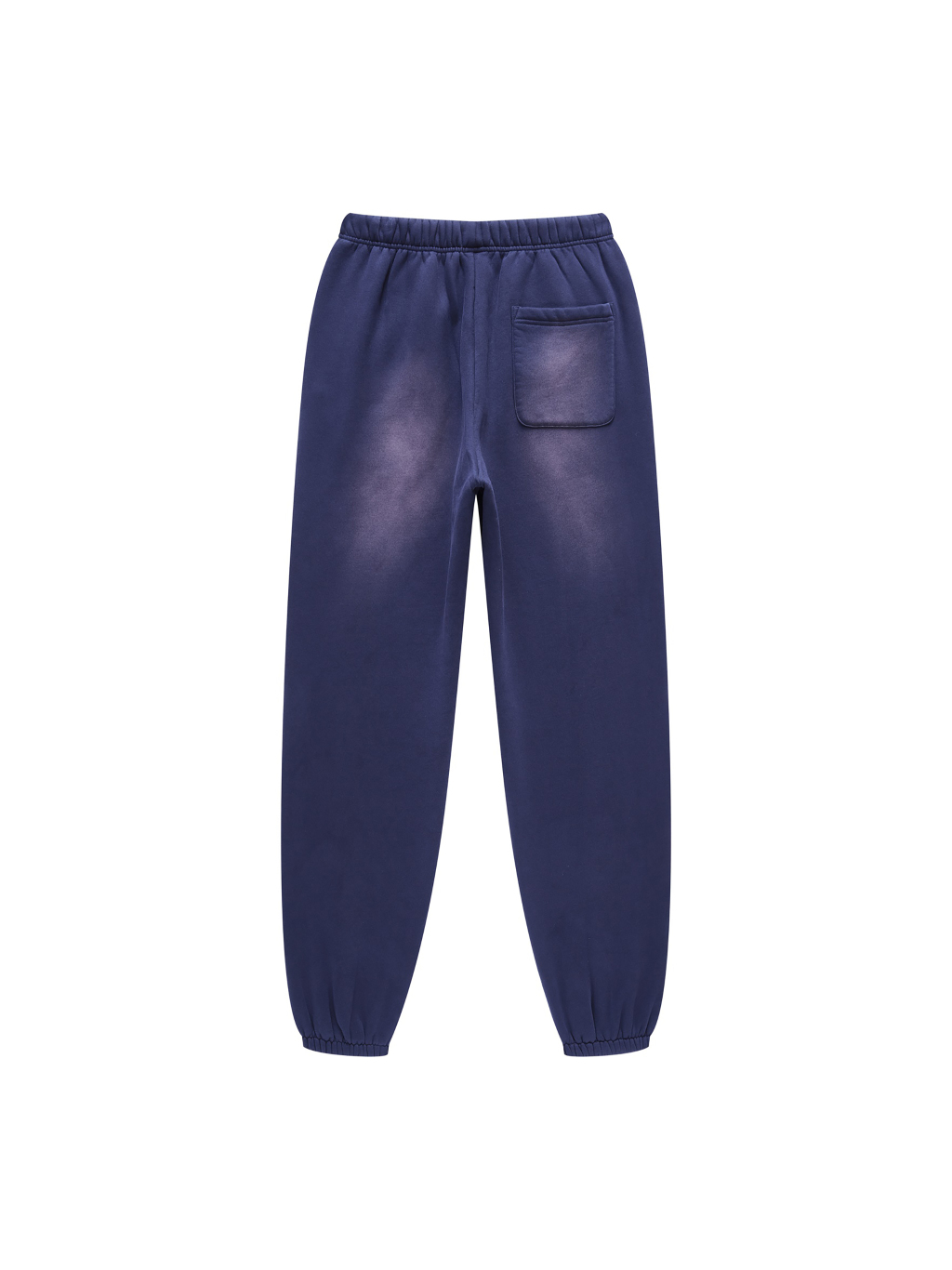 (Royal Blue)Streetwear Unisex Monkey Washed Dyed Fleece Joggers-2