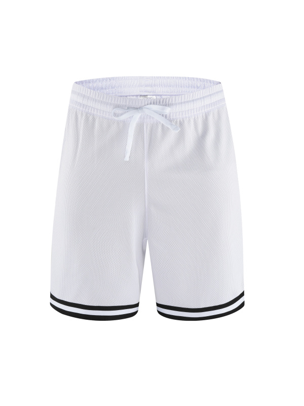 Classic Hem Stripe Basketball Shorts - 160 GSM