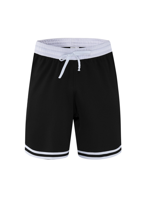 Classic Hem Stripe Basketball Shorts - 160 GSM