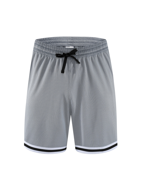 Classic Hem Stripe Basketball Shorts - 160 GSM