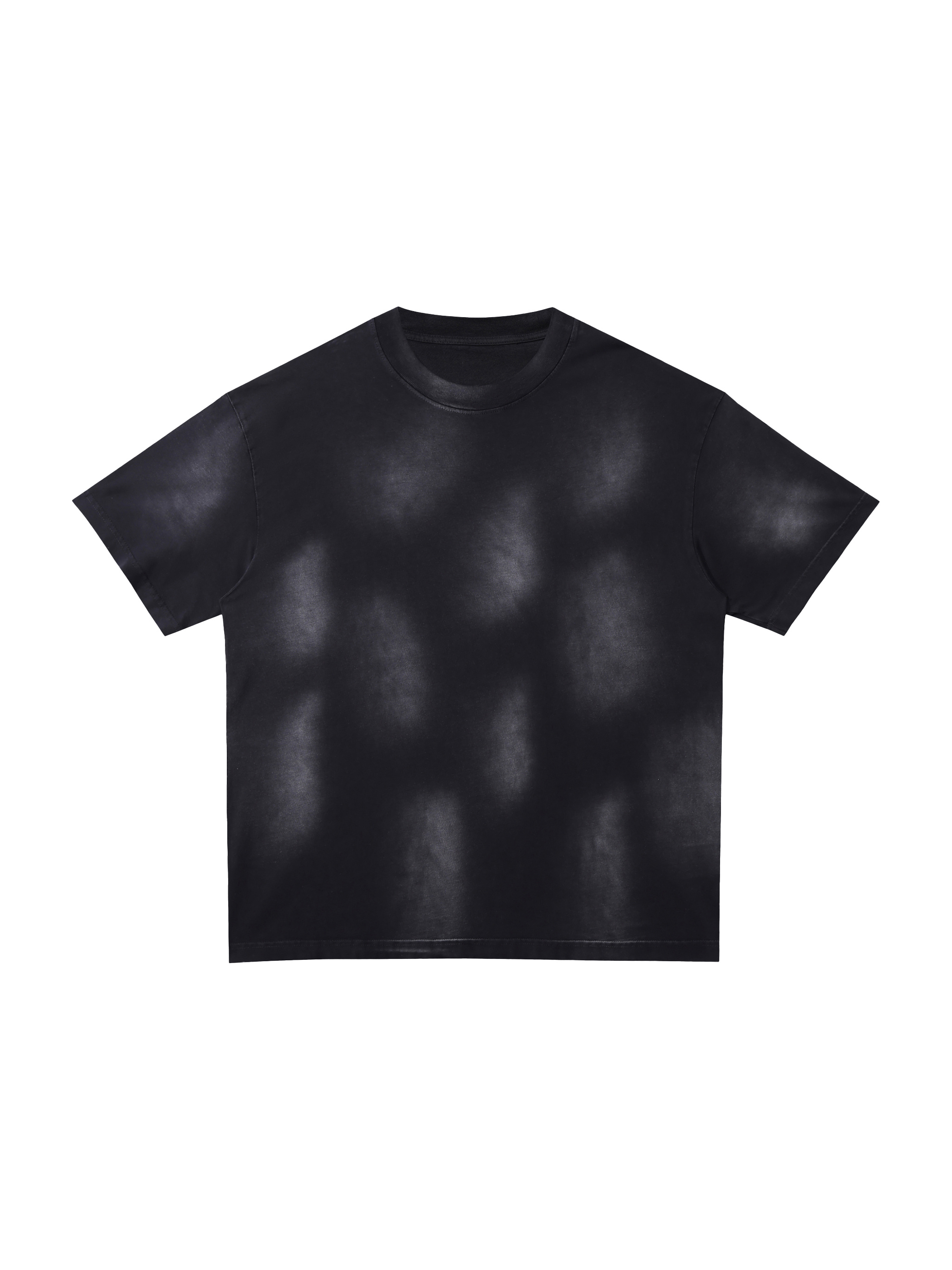 Monkey Washed Dotted Drop Shoulder T-Shirt 250gsm