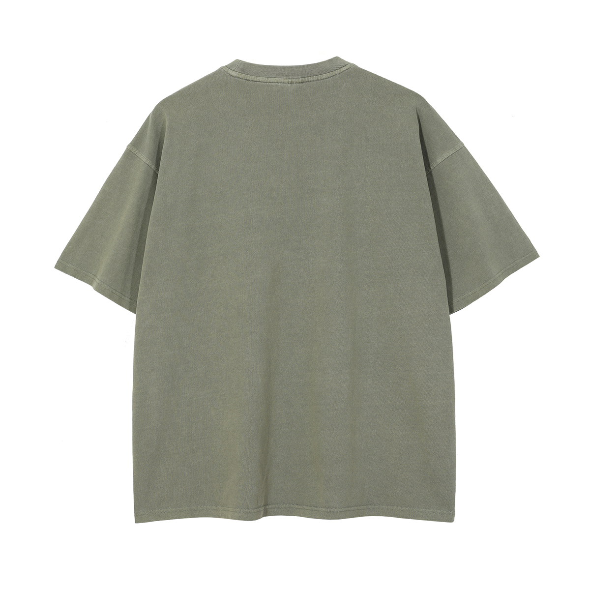 Streetwear Unisex Drop Shoulder Stone Wash T-Shirt - Print on Demand | HugePOD-12