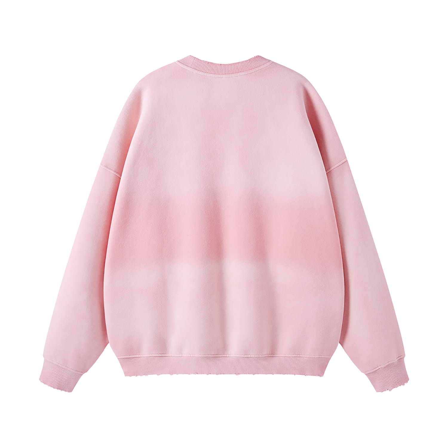 Streetwear Colored Gradient Washed Effect Pullover - Print On Demand-15