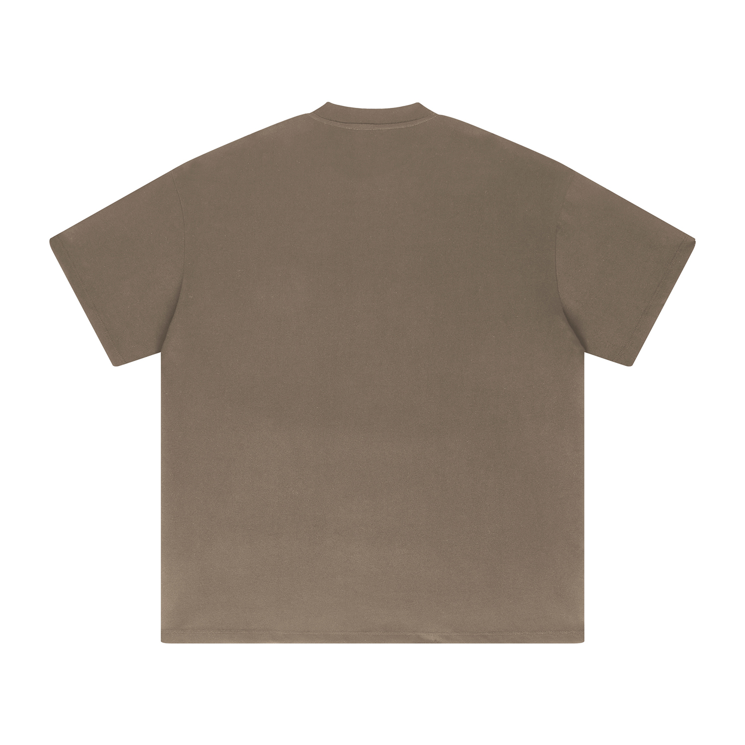 Streetwear Unisex 425g Heavyweight Solid Color Drop-shoulder Loose T Shirt | HugePOD-23