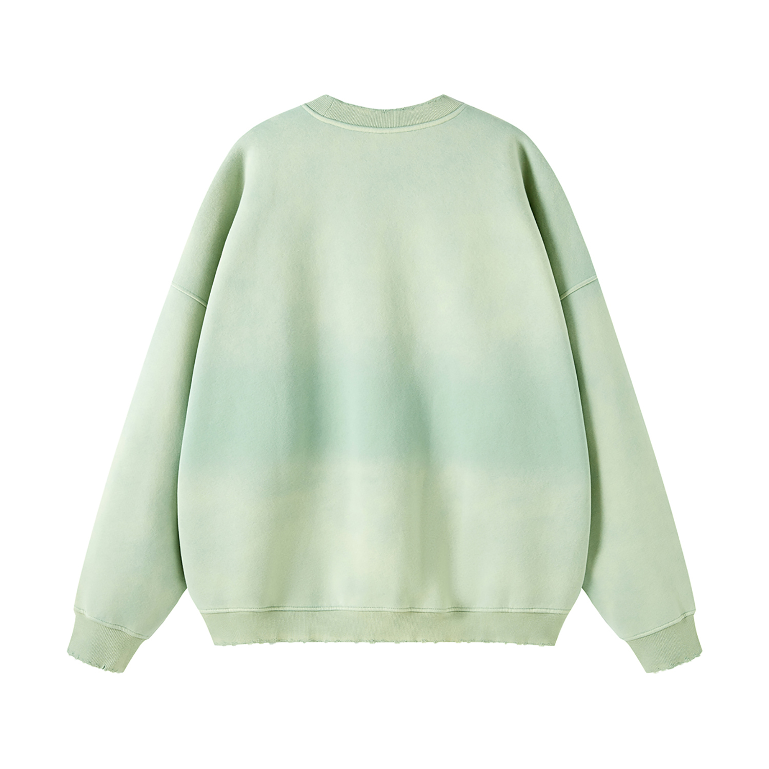 Streetwear Colored Gradient Washed Effect Pullover - Print On Demand-19