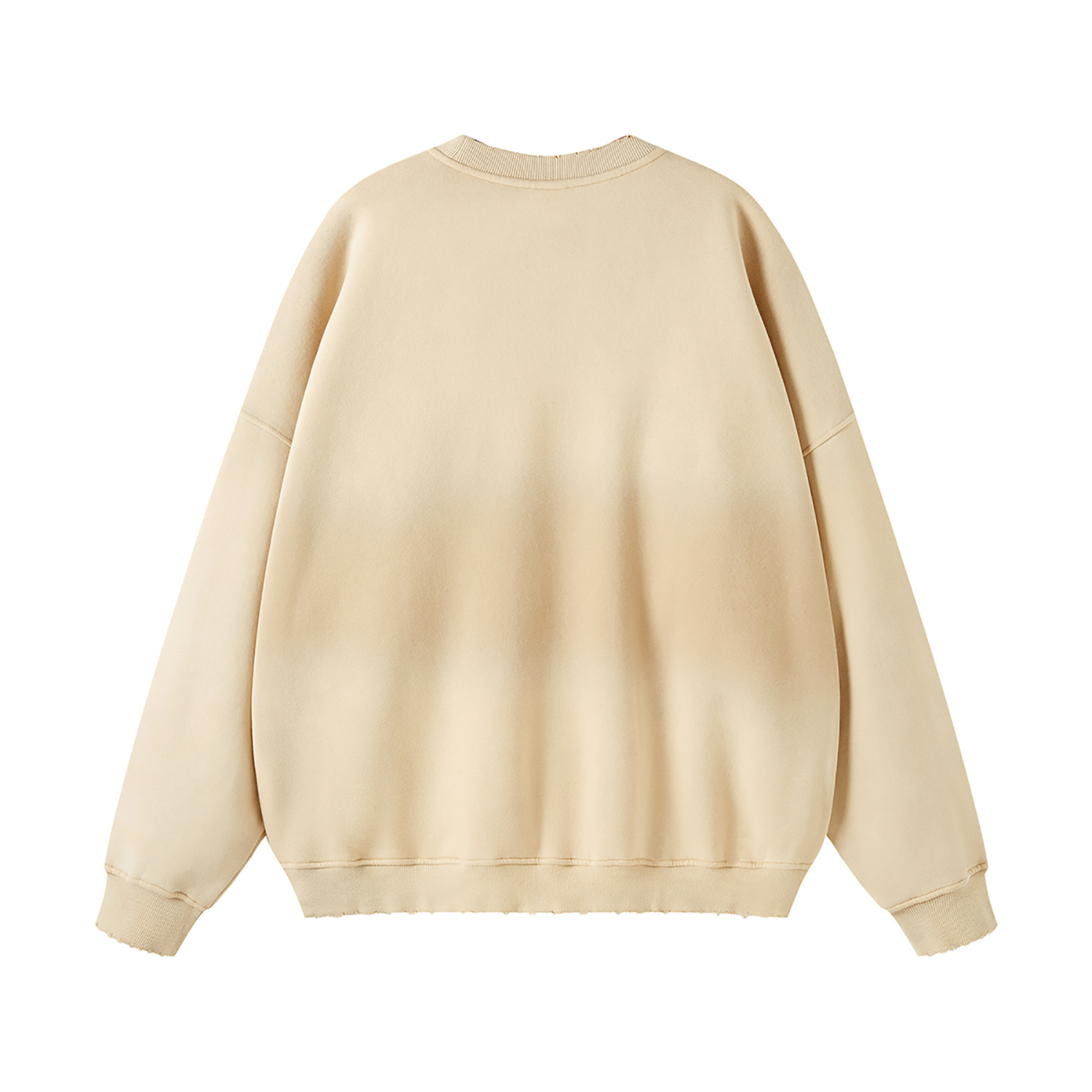 Streetwear Colored Gradient Washed Effect Pullover - Print On Demand-13