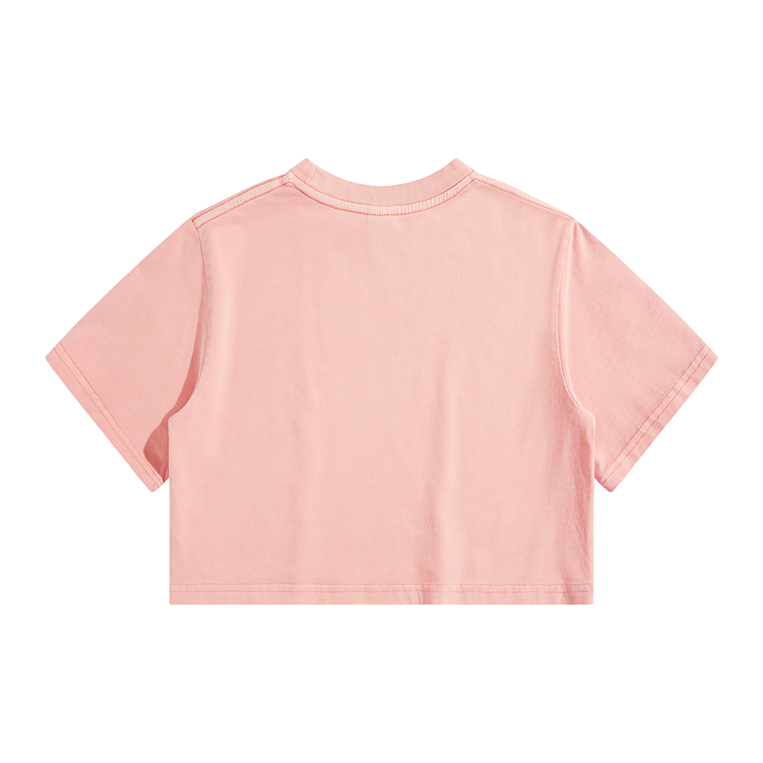 Streetwear Women's Solid Color Washed Crop Top - Print On Demand | HugePOD-7