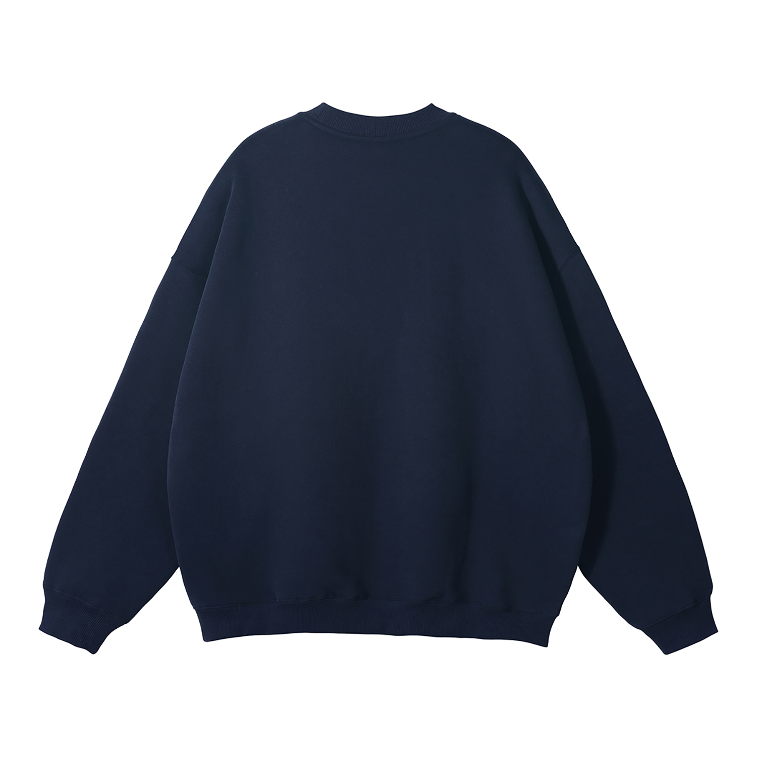 Streetwear Solid Color Fleece Pullover - Print On Demand-36
