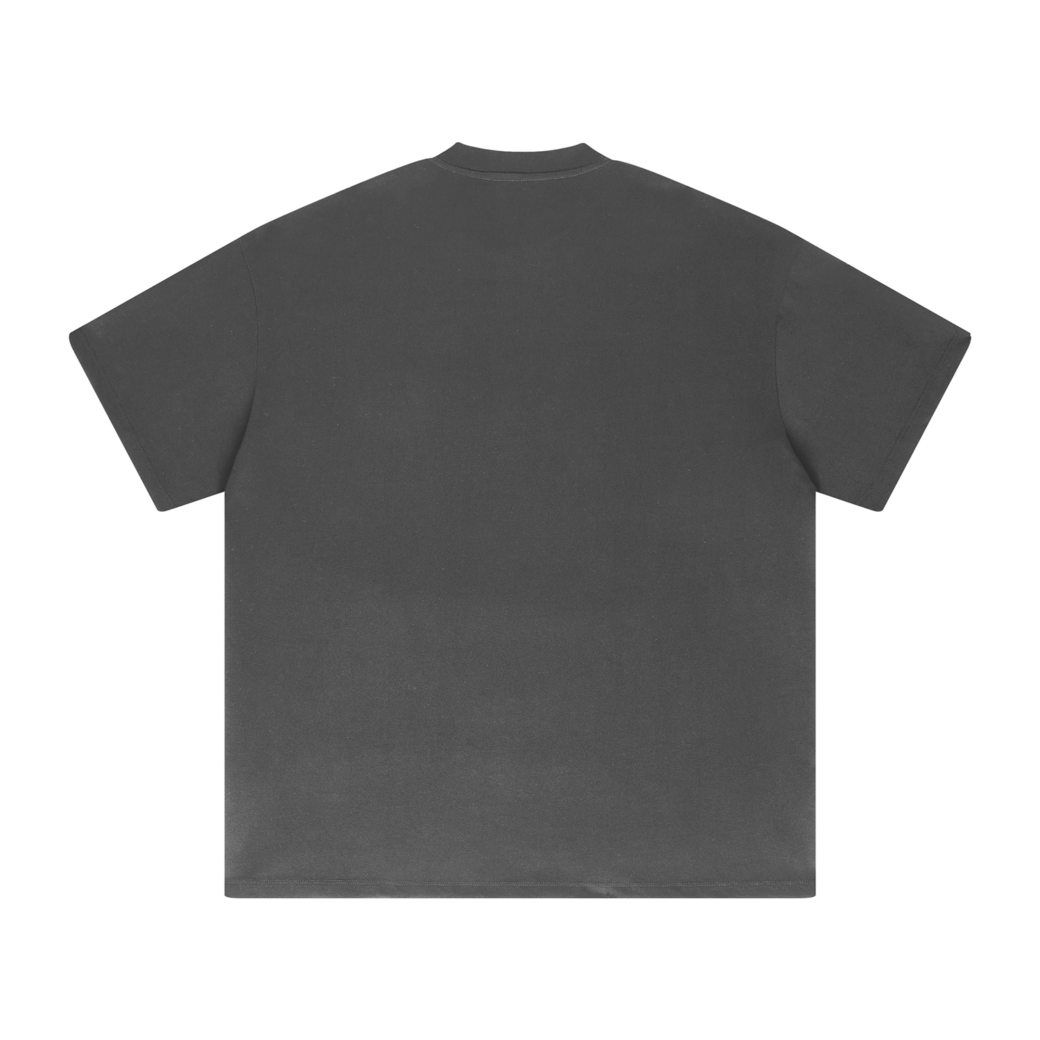 Streetwear Unisex 425g Heavyweight Solid Color Drop-shoulder Loose T Shirt | HugePOD-29