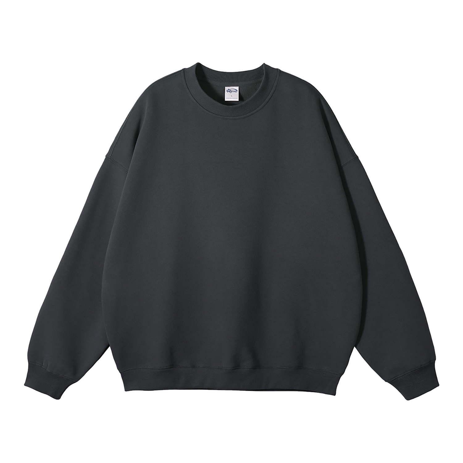 Streetwear Solid Color Fleece Pullover - Print On Demand-31