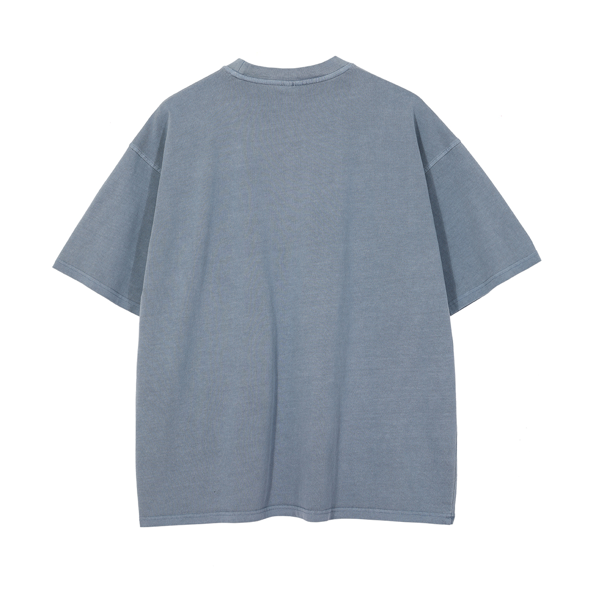 Streetwear Unisex Drop Shoulder Stone Wash T-Shirt - Print on Demand | HugePOD-14