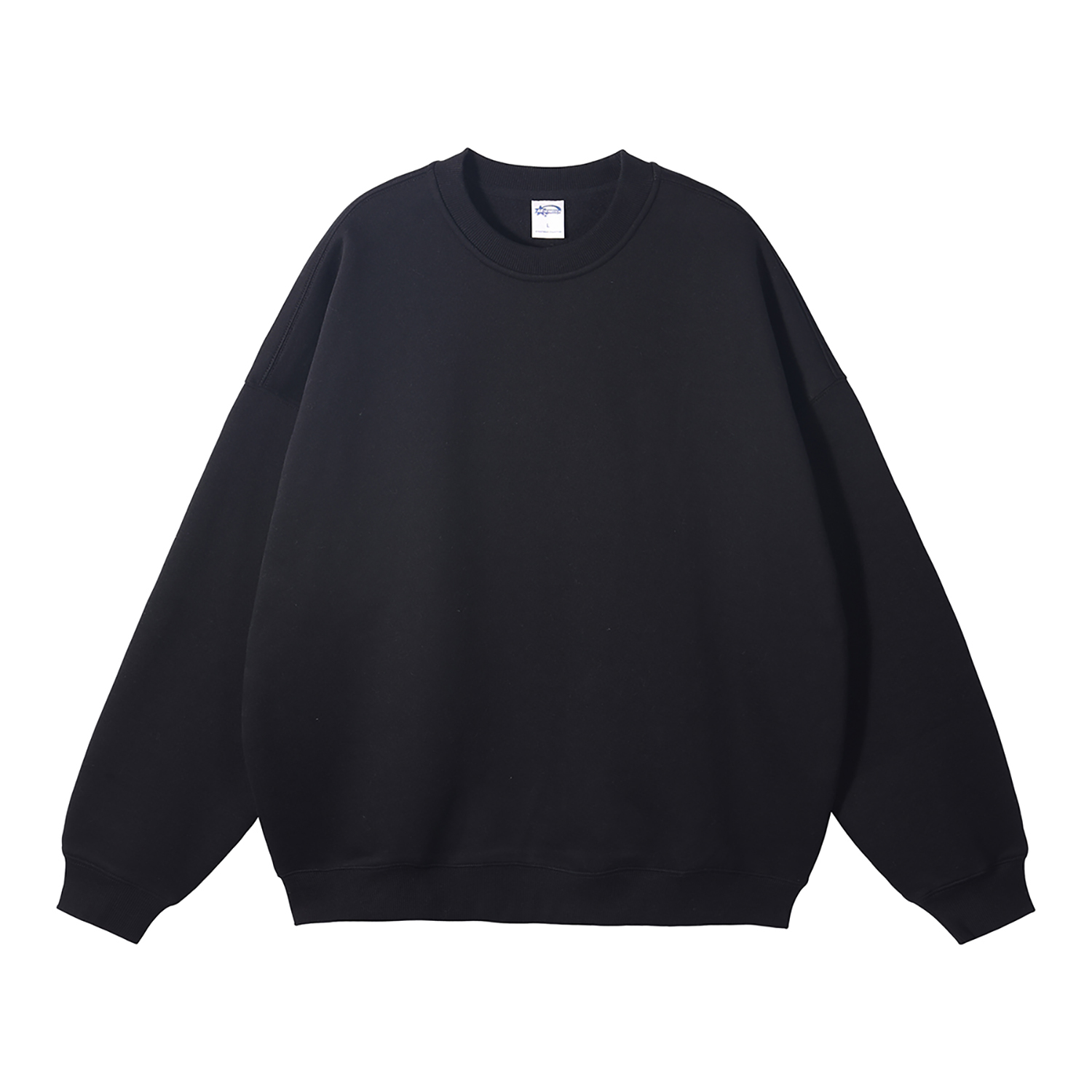 Streetwear Solid Color Fleece Pullover - Print On Demand-37