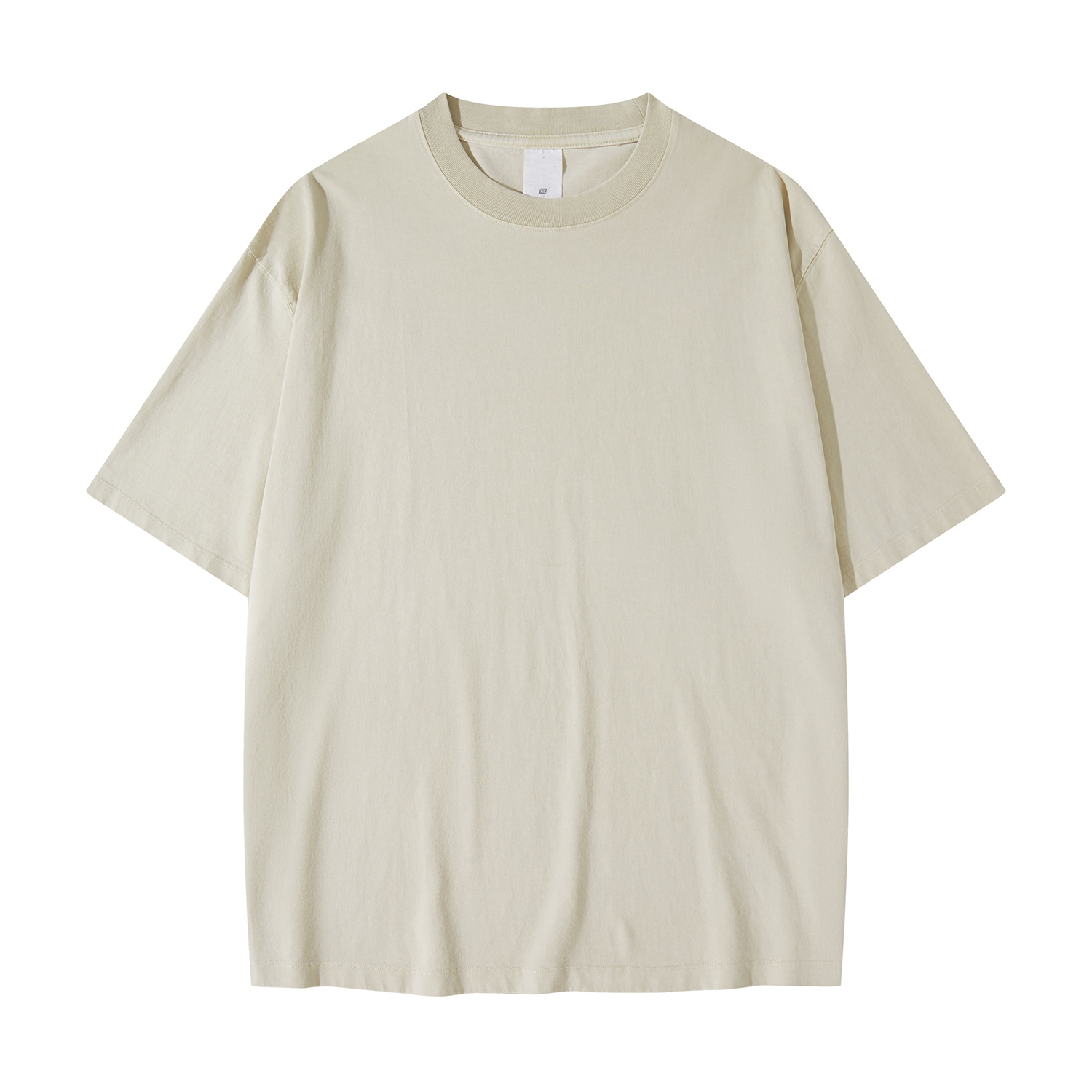 Streetwear Unisex Heavyweight Drop Shoulder Vintage Washed 100% Cotton T-Shirt - Print On Demand | HugePOD-4