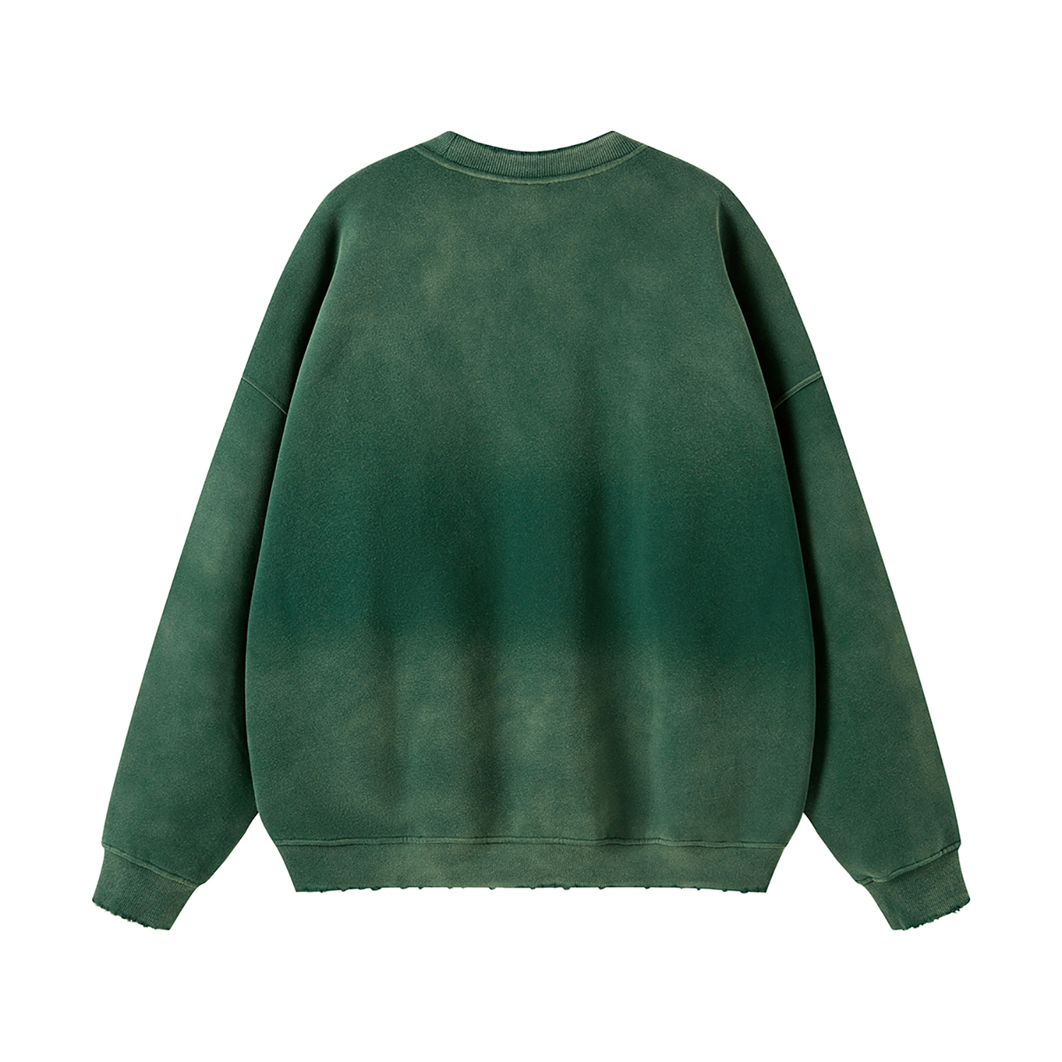 Streetwear Gradient Washed Effect Pullover - Print On Demand-12