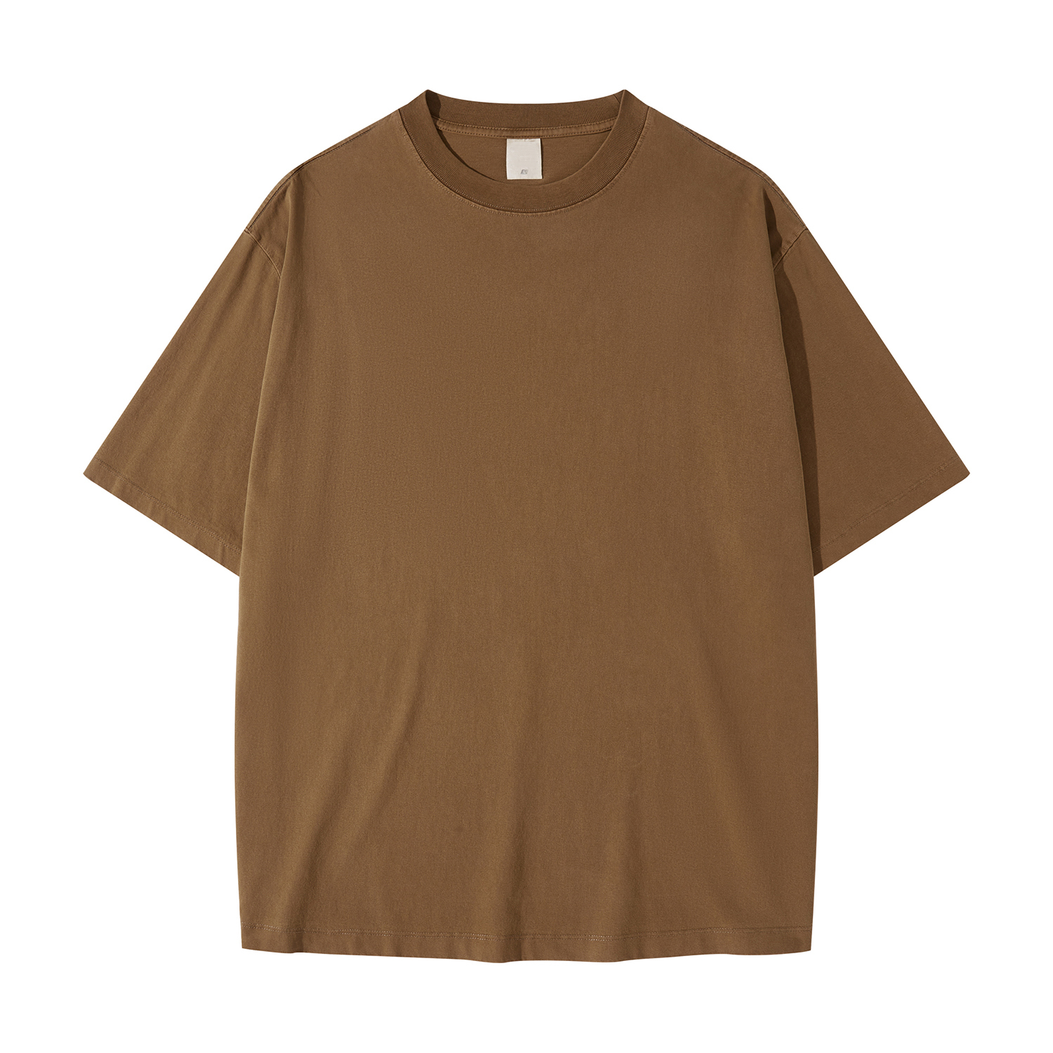 Streetwear Unisex Heavyweight Drop Shoulder Vintage Washed 100% Cotton T-Shirt - Print On Demand | HugePOD-14