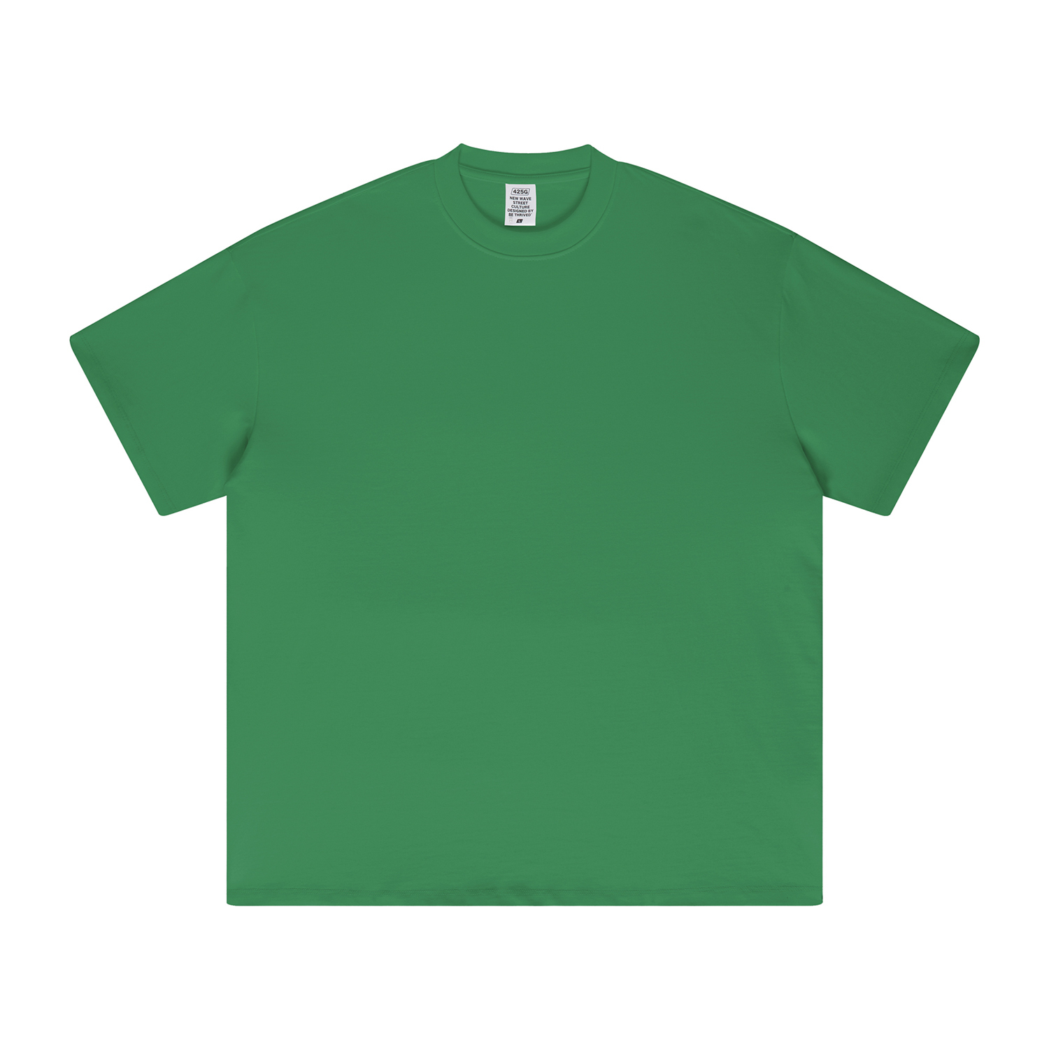Streetwear Unisex 425g Heavyweight Solid Color Drop-shoulder Loose T Shirt | HugePOD-24