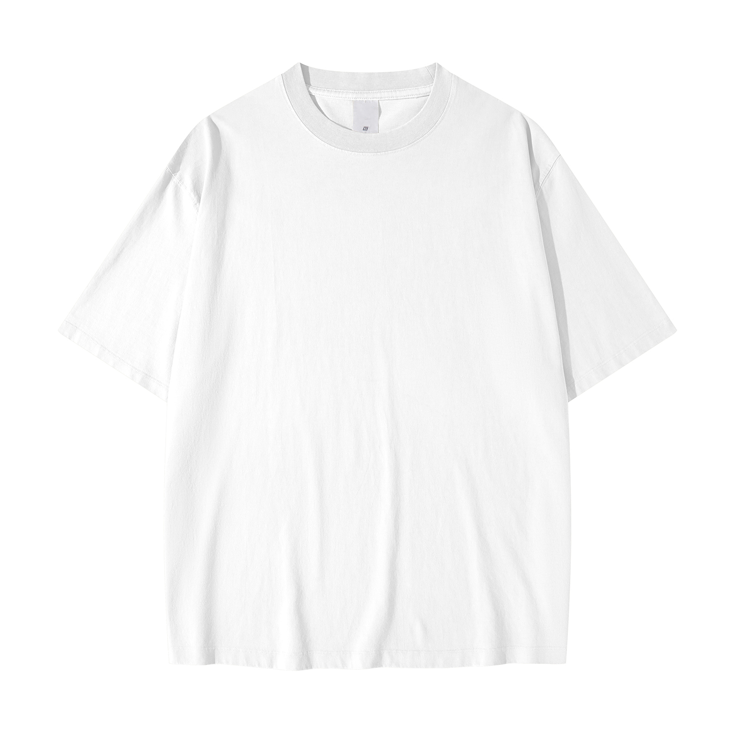 Streetwear Unisex Heavyweight Drop Shoulder Vintage Washed 100% Cotton T-Shirt - Print On Demand | HugePOD-3