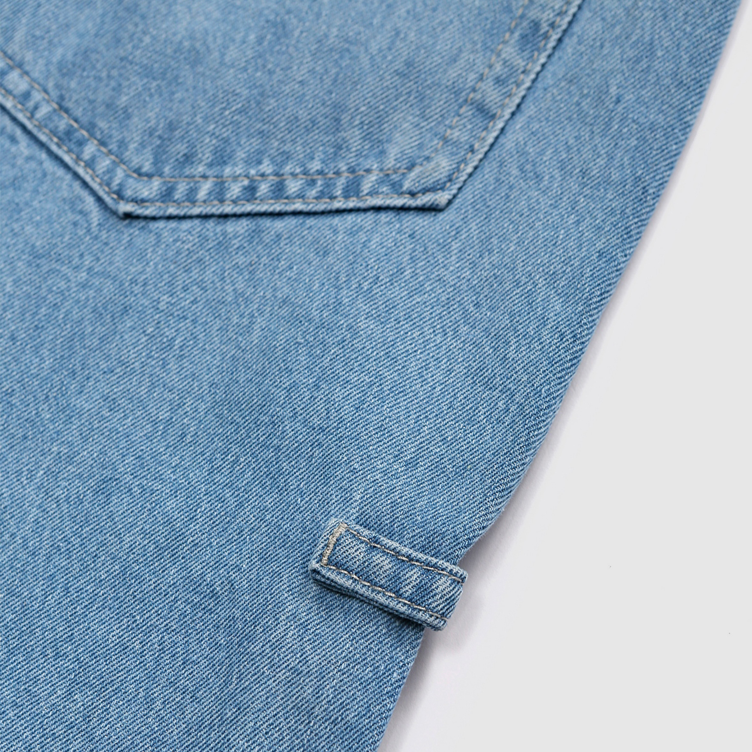Streetwear Unisex Vintage Loose-Fit Straight Cut Distressed Washed  Denim Shorts - Print On Demand | HugePOD-11