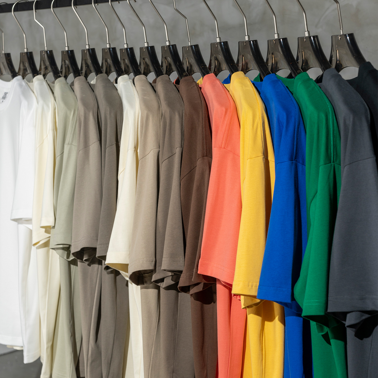 Streetwear Unisex  Earth Tone Loose Fit FOG 100% Cotton T-Shirt | HugePOD-27