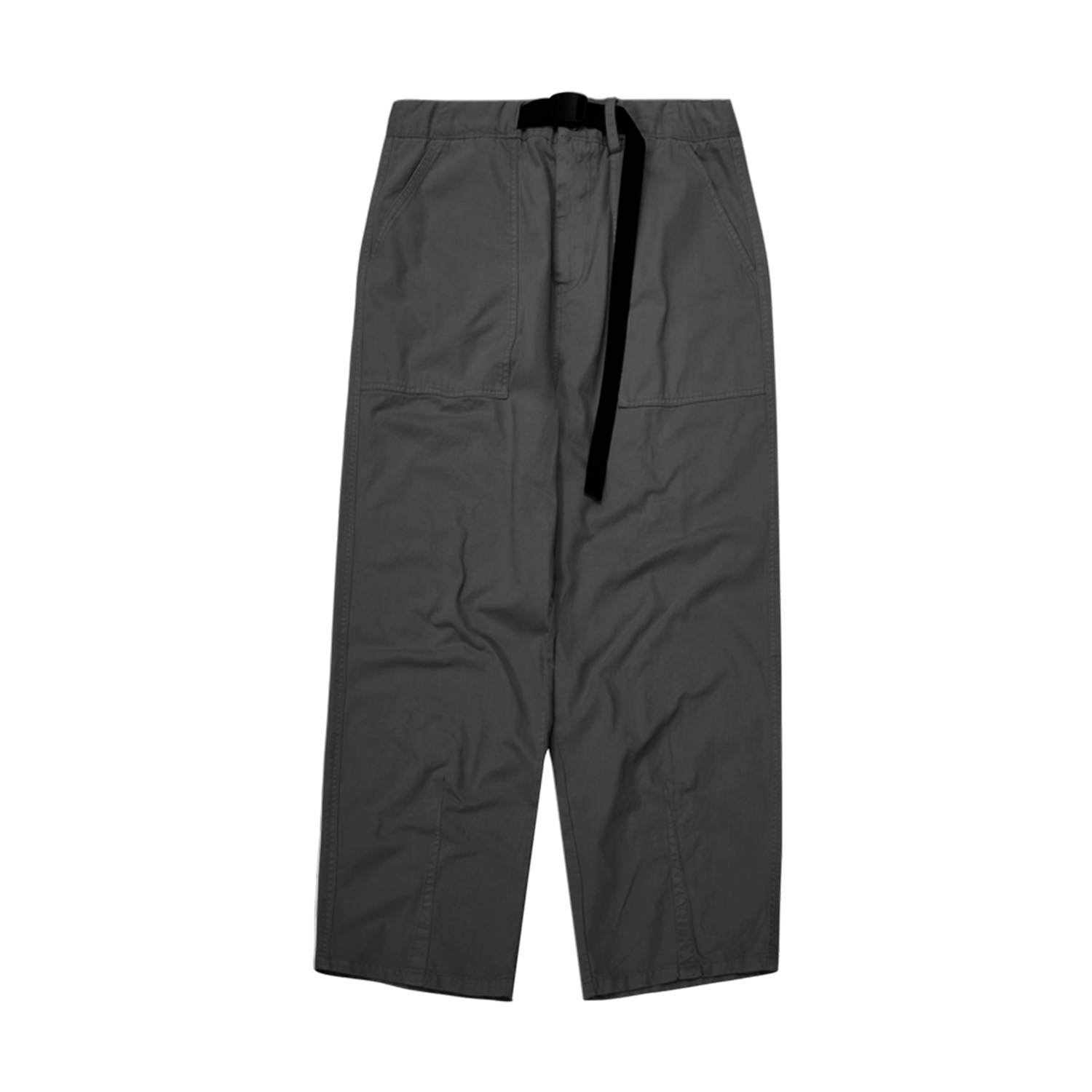 Streetwear Unisex Solid Color Wide-Legged Pants - Print On Demand | HugePOD-16