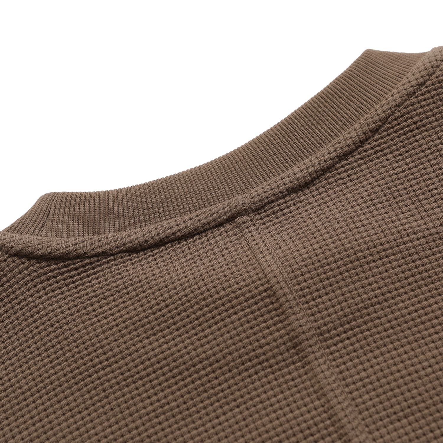 Streetwear Unisex Loose-Fit Waffle Stitch Fabric T-Shirt - Print On Demand | HugePOD-15