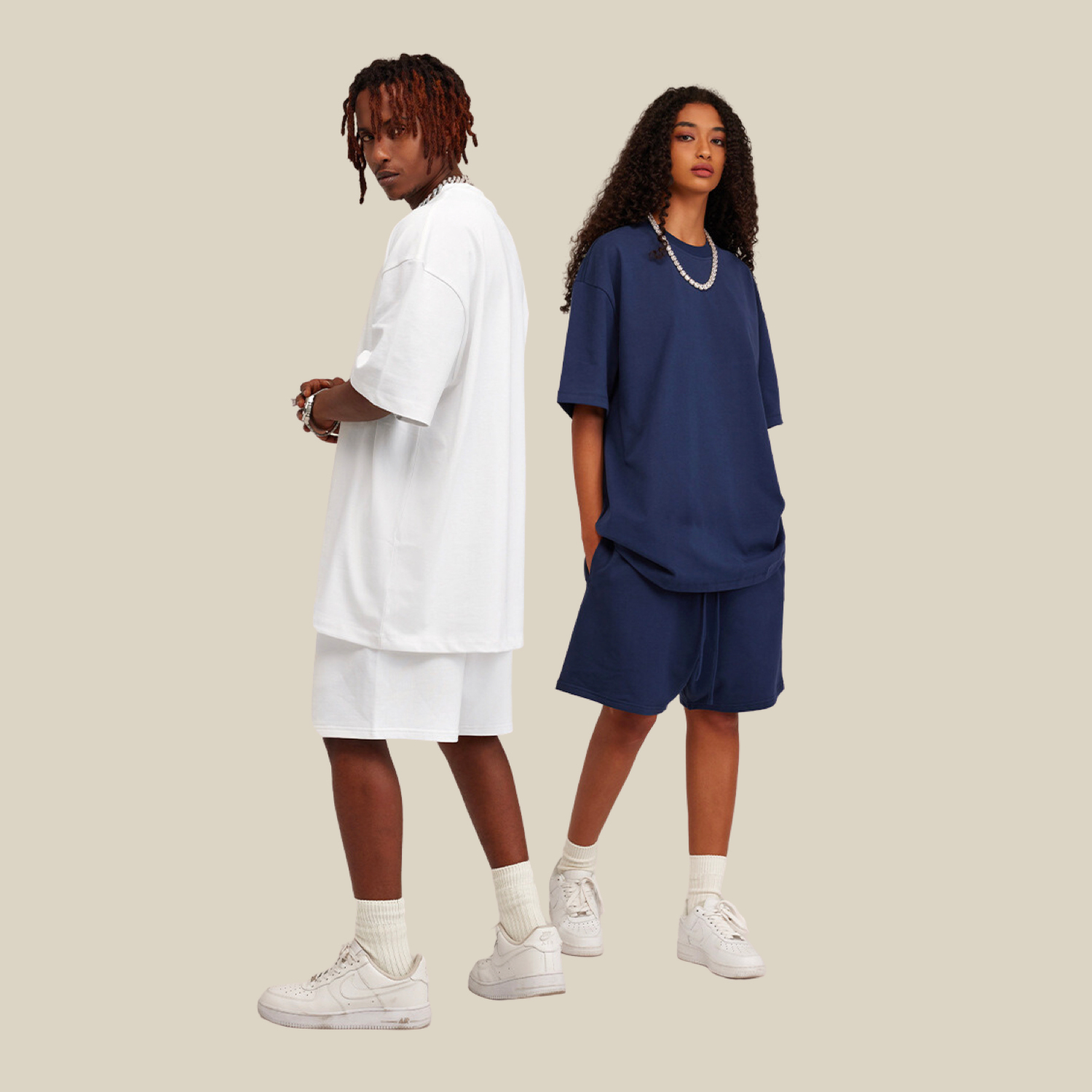 Streetwear Unisex Basic Earth Tone 100% Cotton T-Shirt - Print On Demand | HugePOD-3