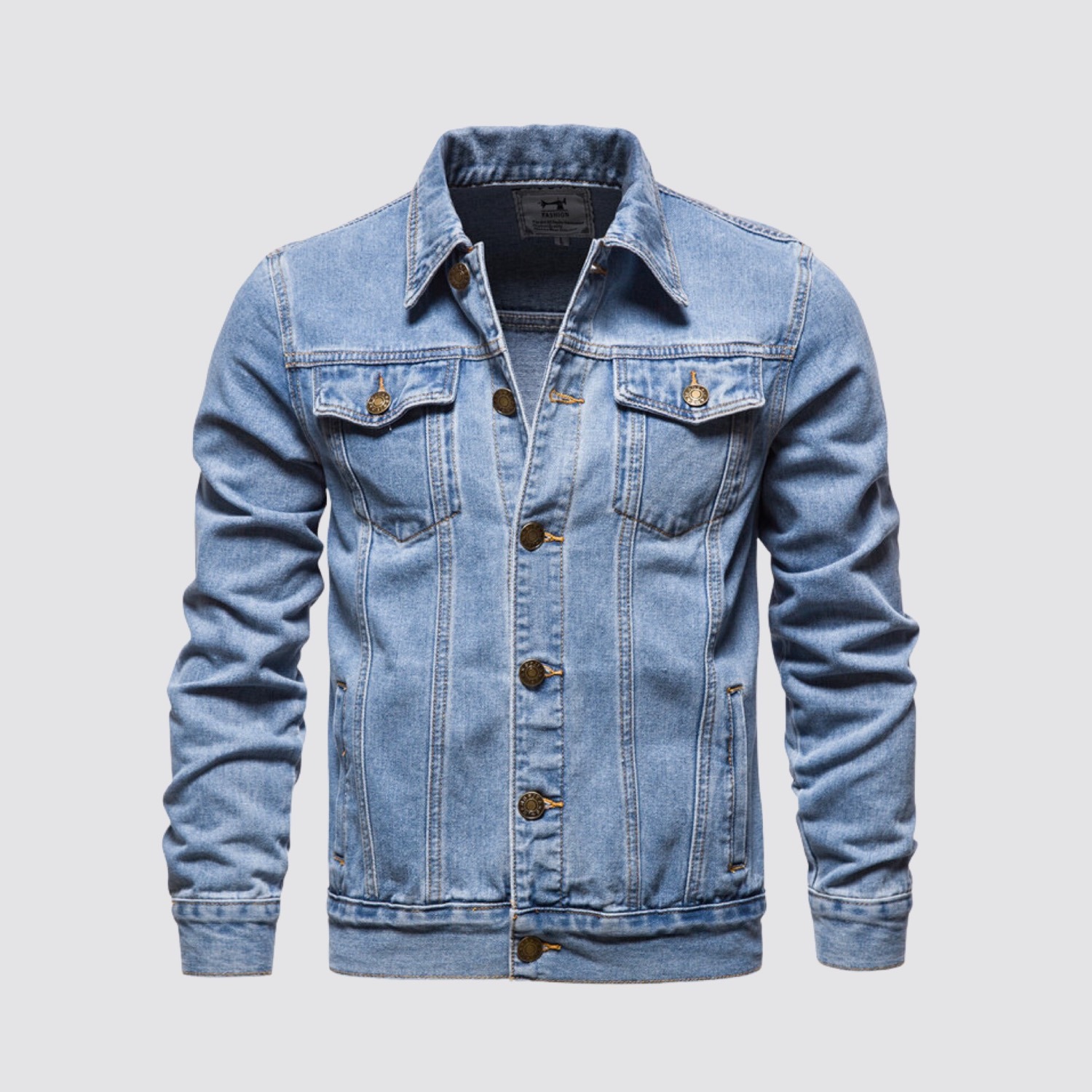 Streetwear Unisex Classic Denim Jacket - Print On Demand | HugePOD-1