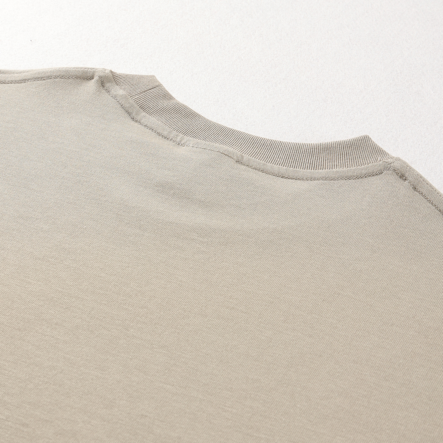 Streetwear Unisex Earth Tone Loose Fit FOG T-Shirt | HugePOD-34