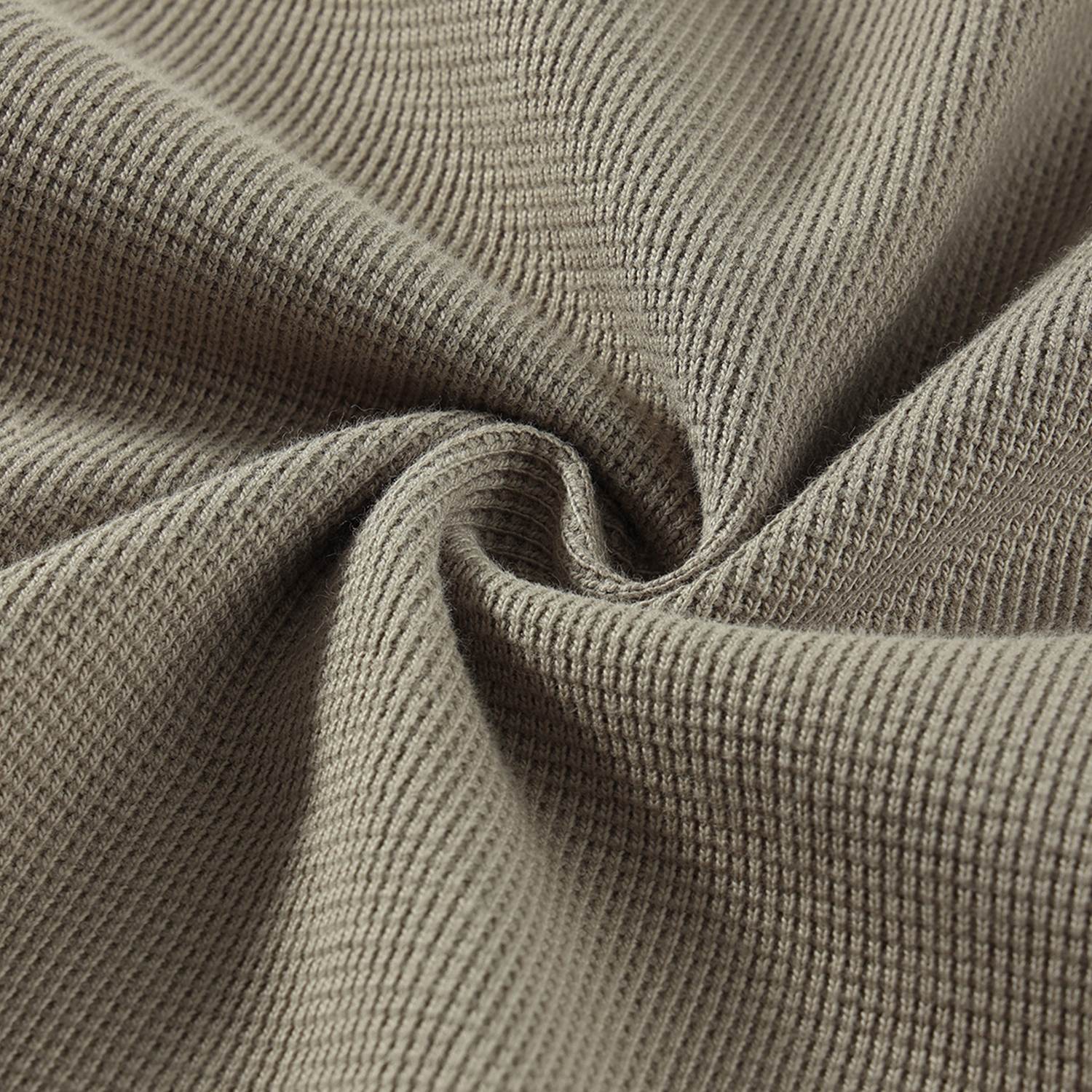 Streetwear Heavyweight 330G Collared Split Diamond Waffle Stitch Fabric Polo Shirt - Print On Demand | HugePOD-19
