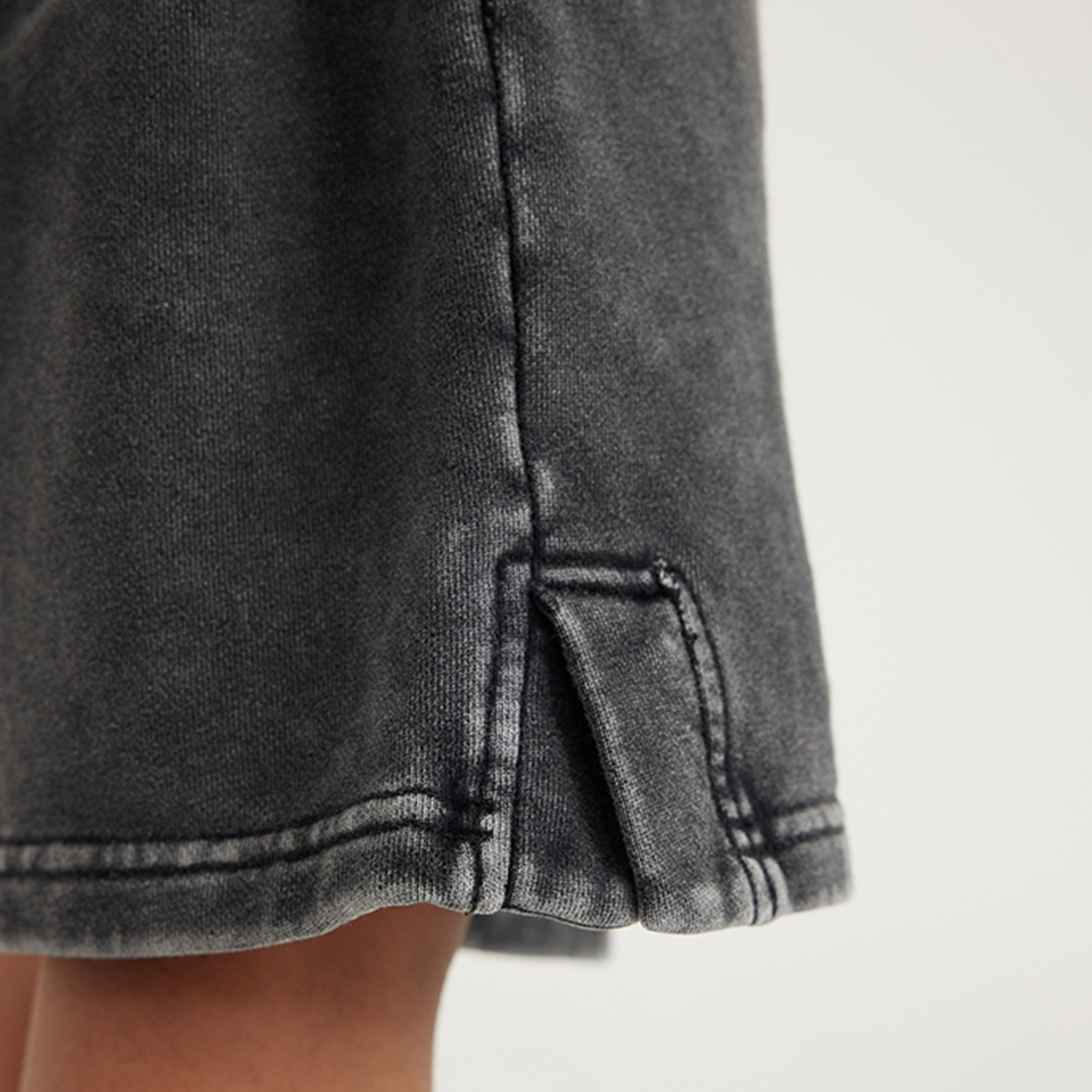 Streetwear Kids Heavyweight Vintage Washed 100% Cotton Shorts - Print On Demand | HugePOD-14