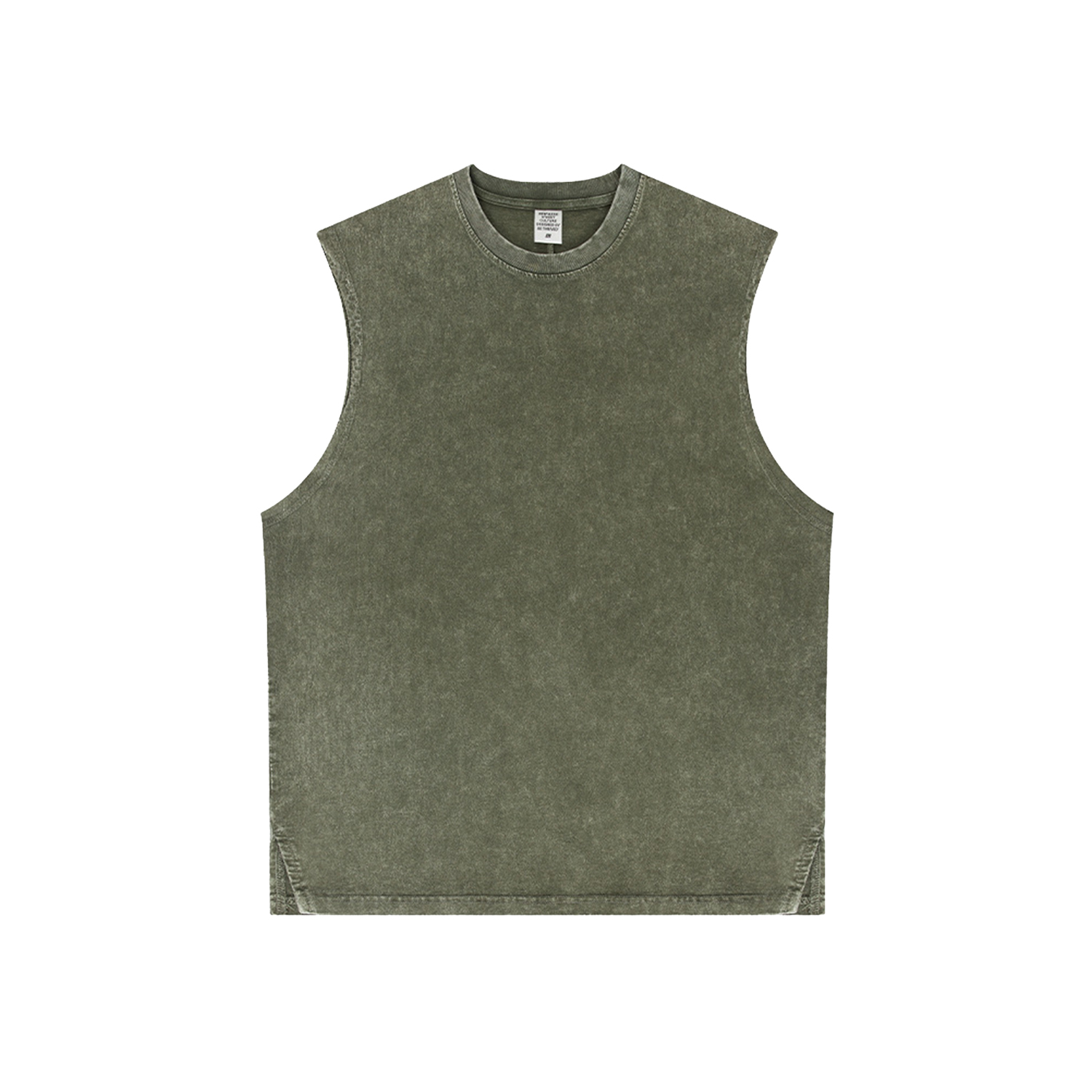 Streetwear Kids Heavyweight Washed 100% Cotton Tank Top - Print On Demand | HugePOD-11