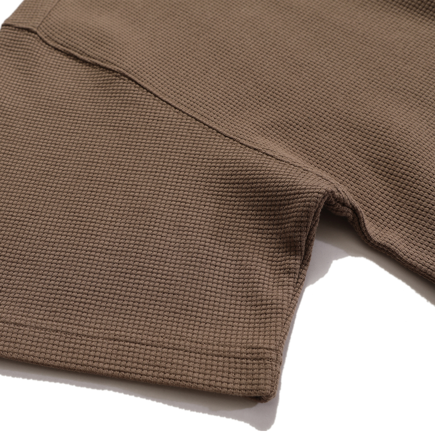 Streetwear Unisex Loose-Fit Waffle Stitch Fabric T-Shirt - Print On Demand | HugePOD-20