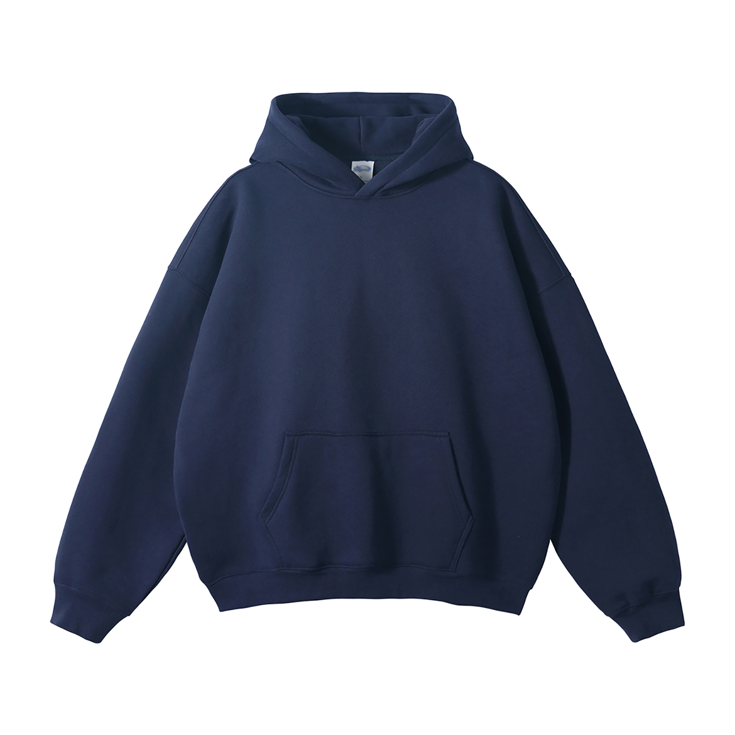 Streetwear Oversized Solid Color Fleece Hoodie | Dropshipping-54
