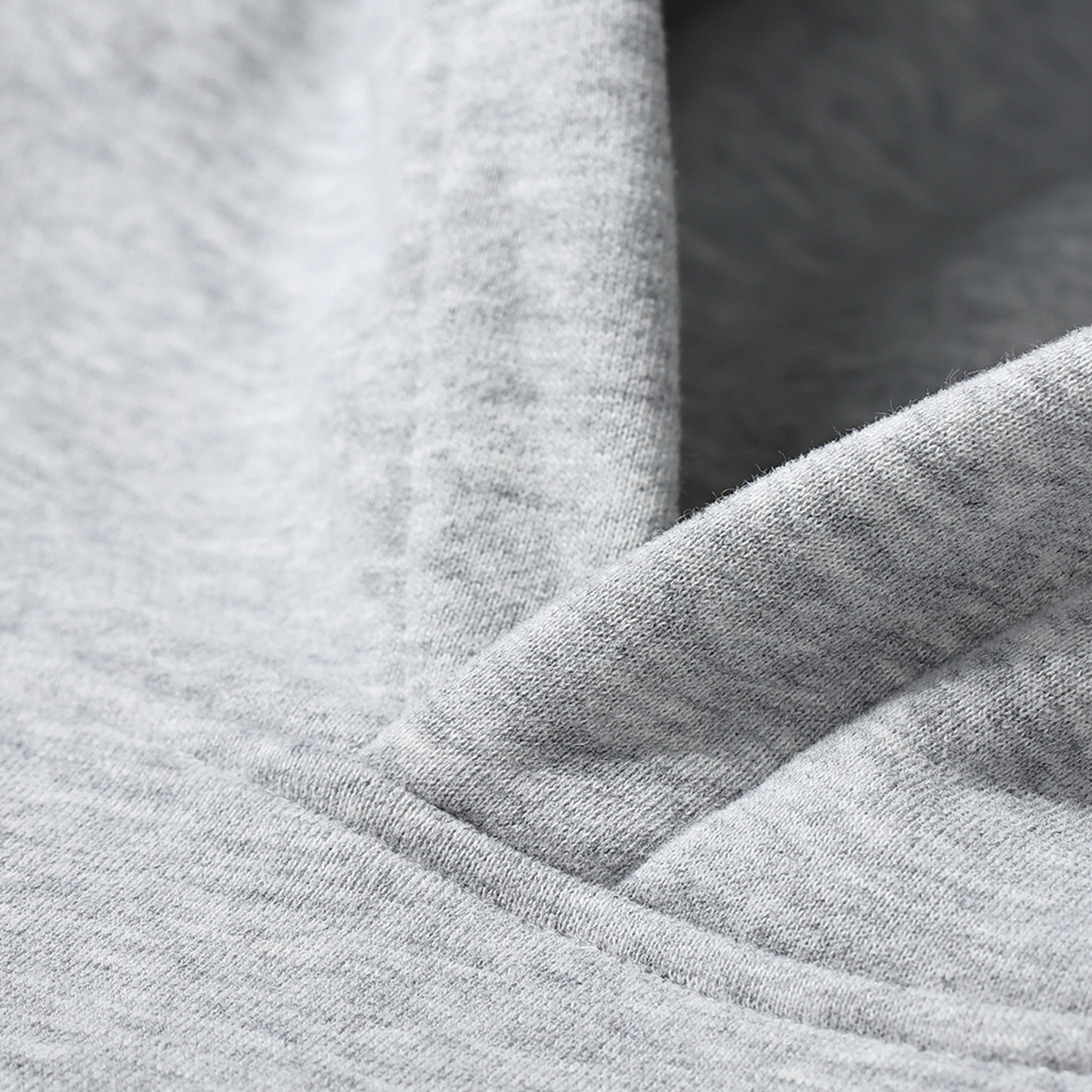 (Gray)Streetwear Unisex Oversized Solid Color Fleece Hoodie-11